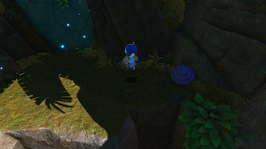 Astro Bot Free Big Brother hidden area on upper cliff