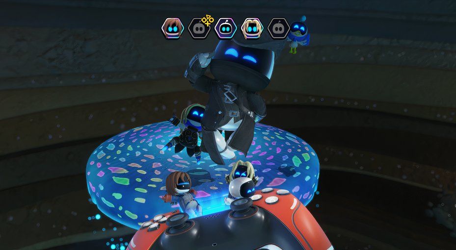 Astro Bot Funky Fungi saving The Hunter