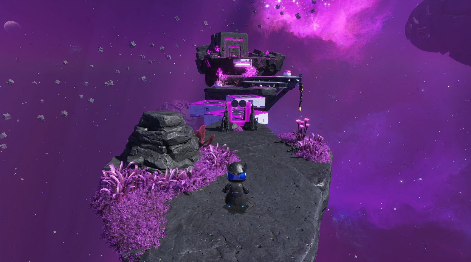 Astro Bot in the Lost Square Void