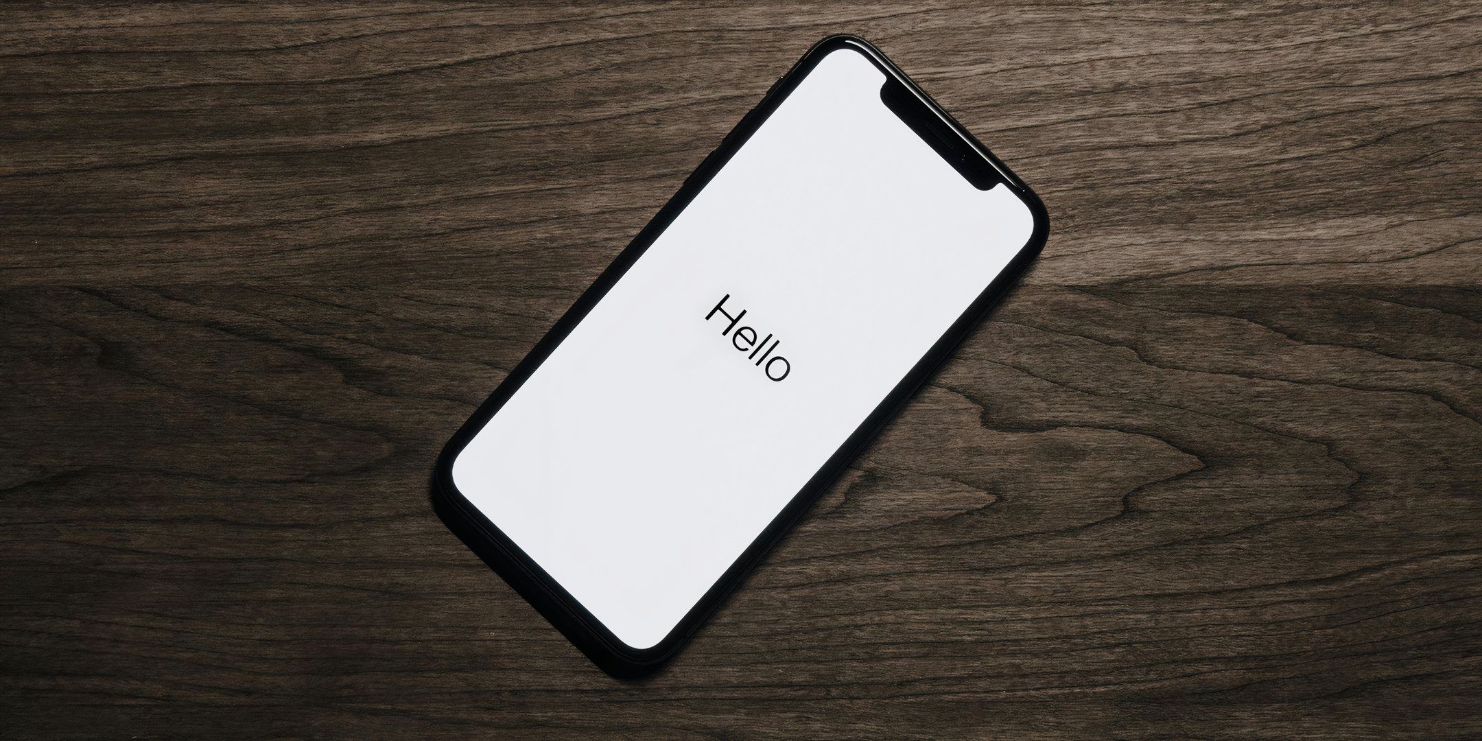 image of an iphone booting up,