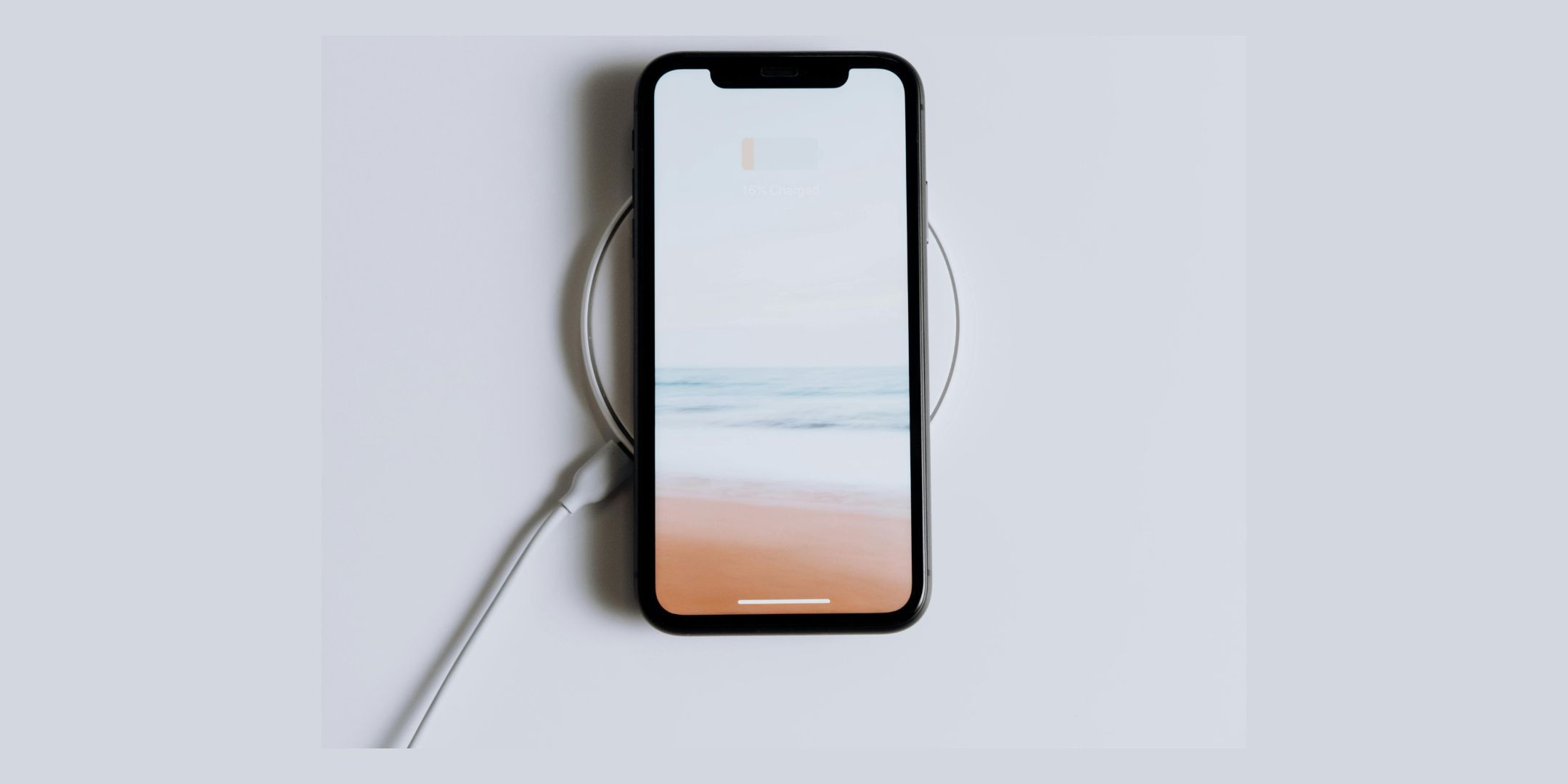 Image of iPhone being charged