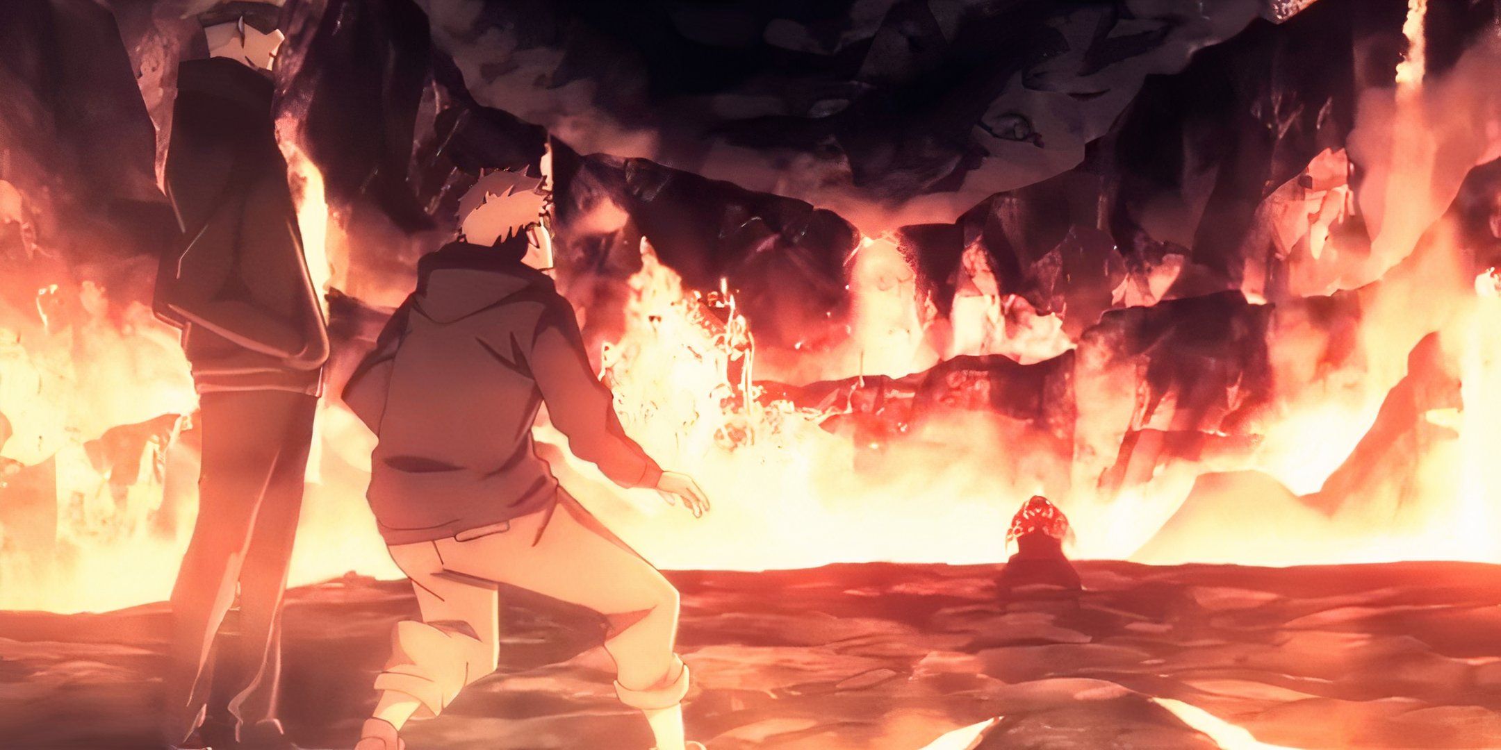 Yuji and Gojo from Jujutsu Kaisen inside Jogo&rsquo;s domain.