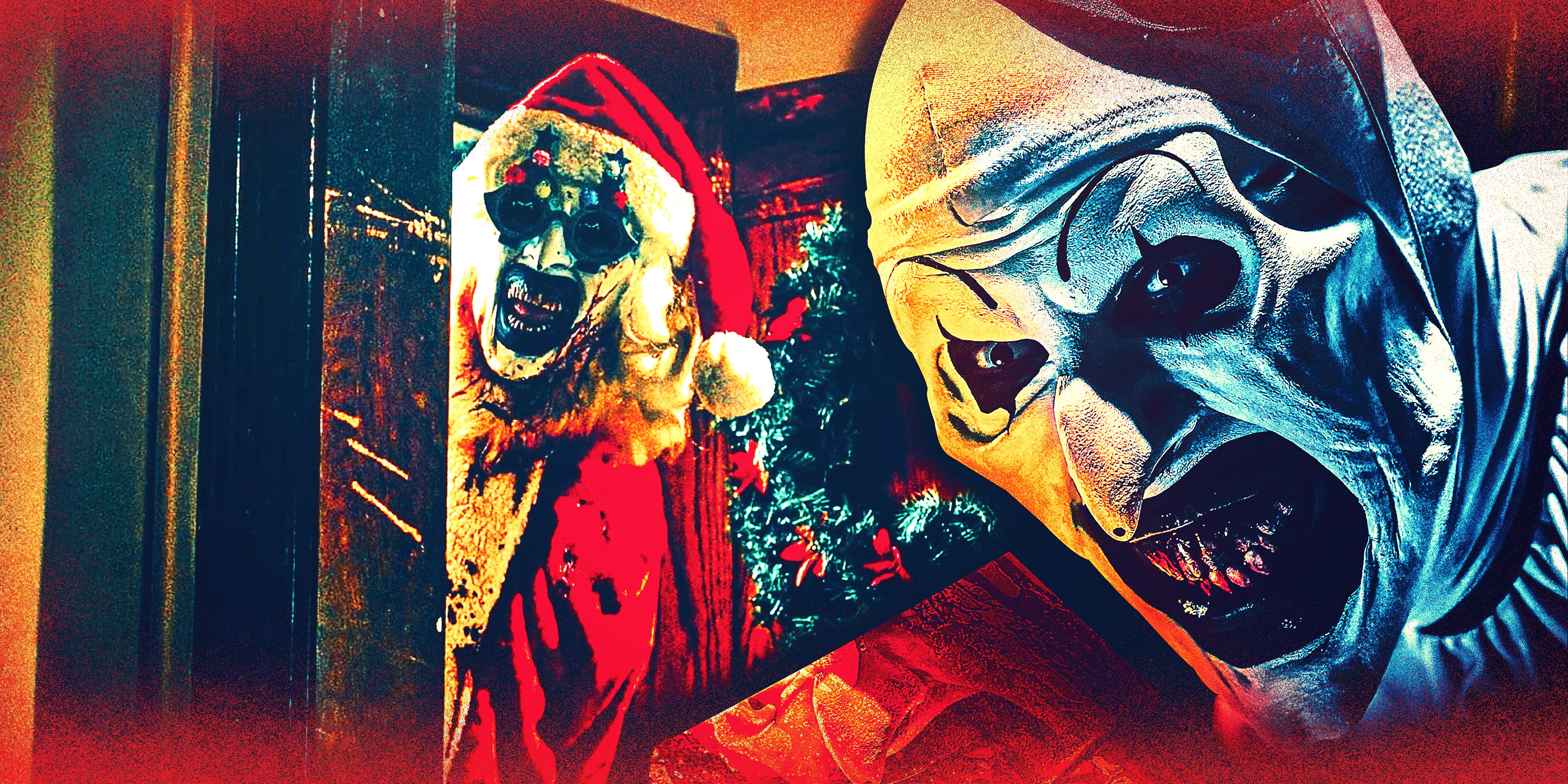 Art the Clown as Santa Claus in Terrifier 3