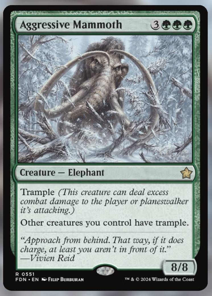 Aggressive Mammoth