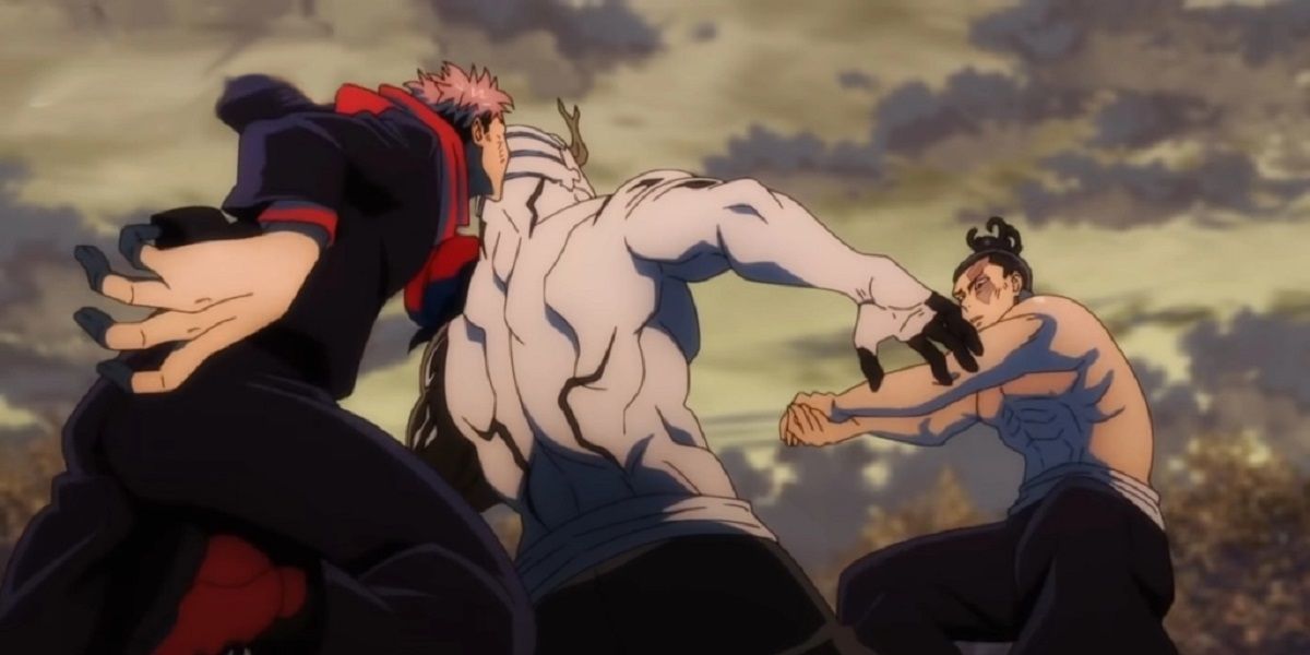 Yuji and Todo fight Hanami in Jujutsu Kaisen.