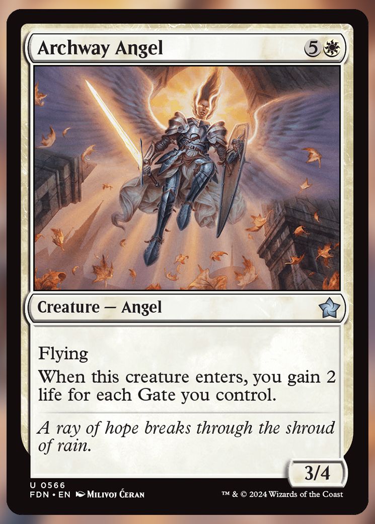 Archway Angel MTG Card.