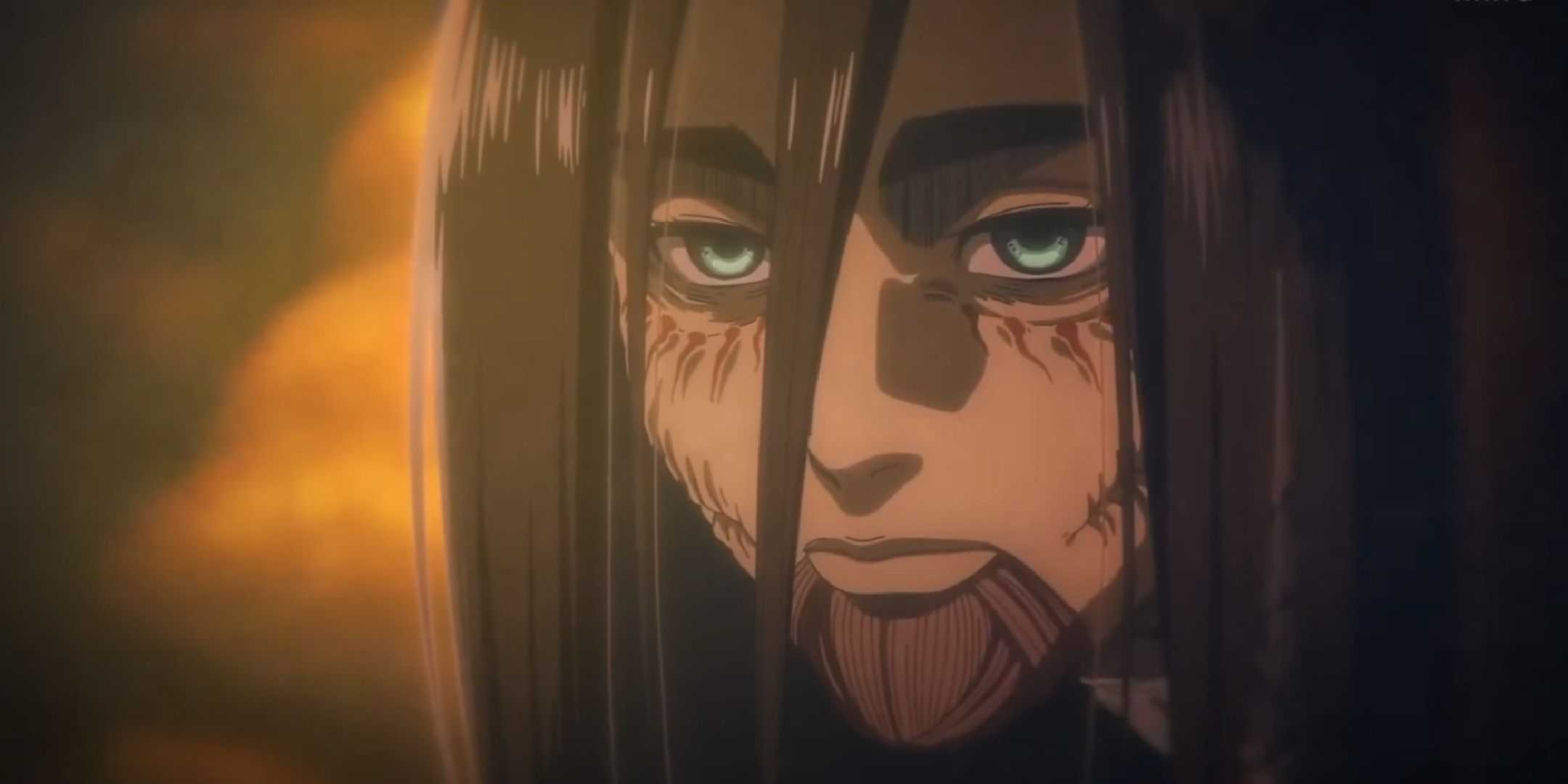 Attack on Titan image showing Eren inside the founding titan.