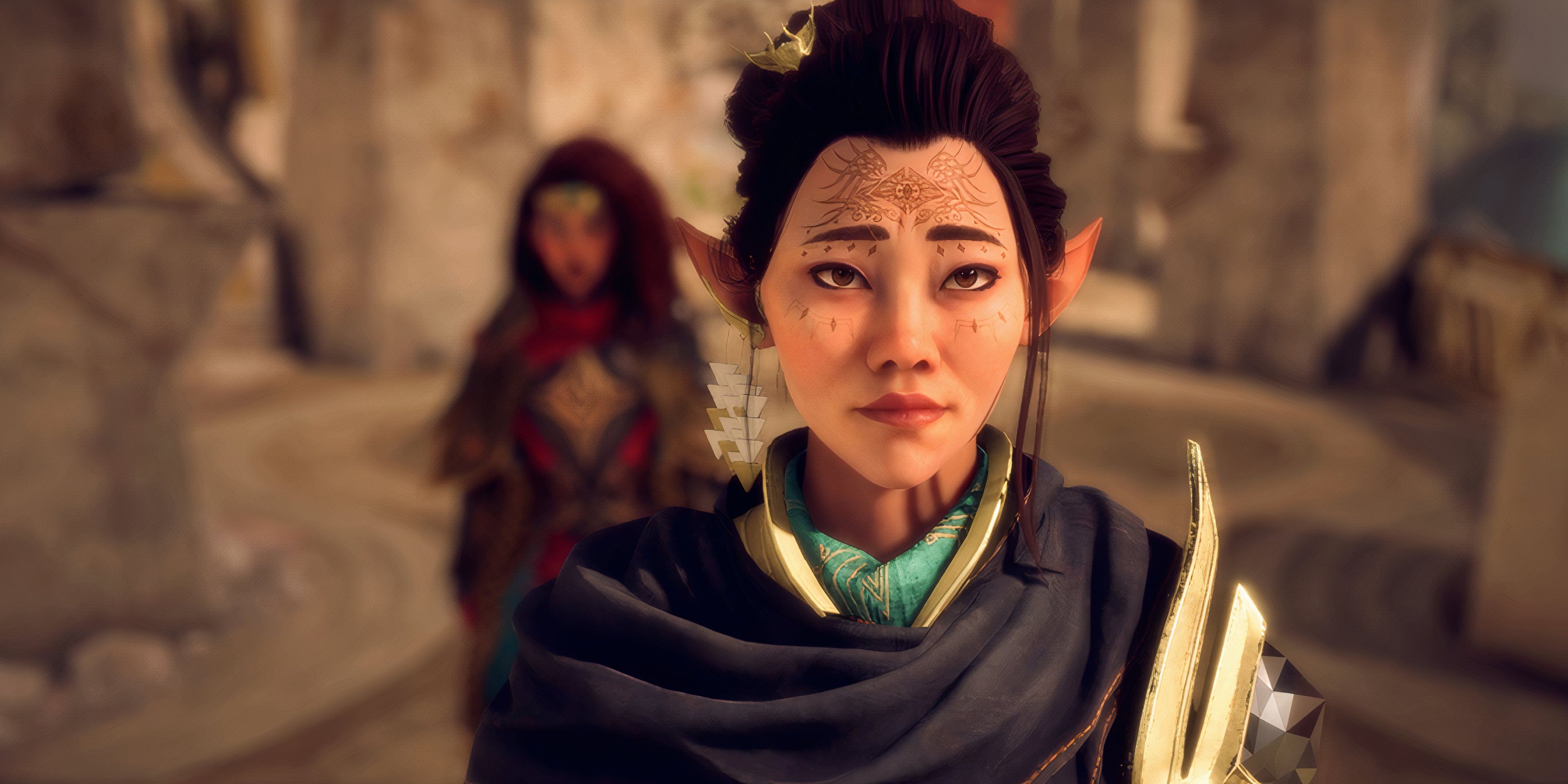 Bellara looking pensive in Dragon Age The Veilguard