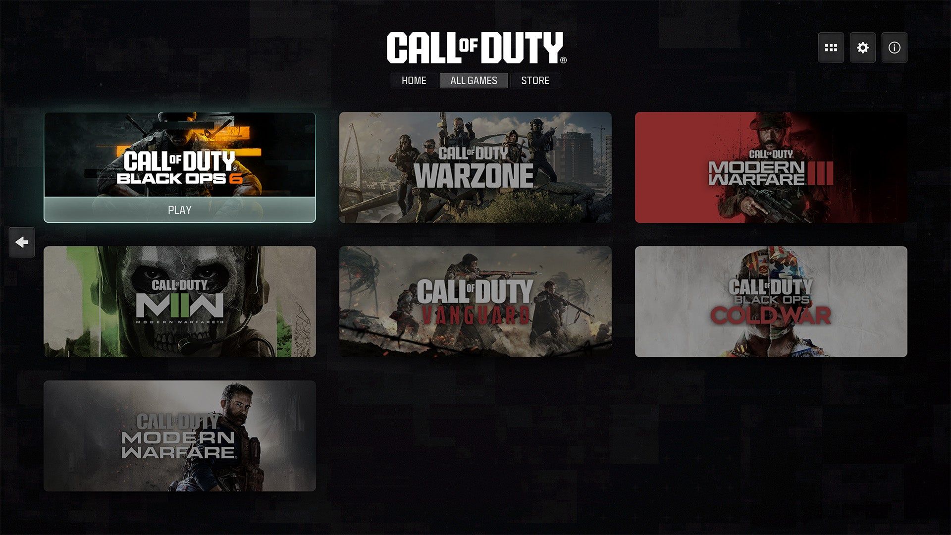 رابط کاربری Call Of Duty در Black Ops 6