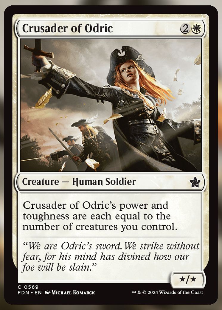 Crusader of Odric MTG Card.