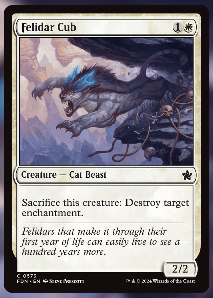 Felidar Cub MTG Card.