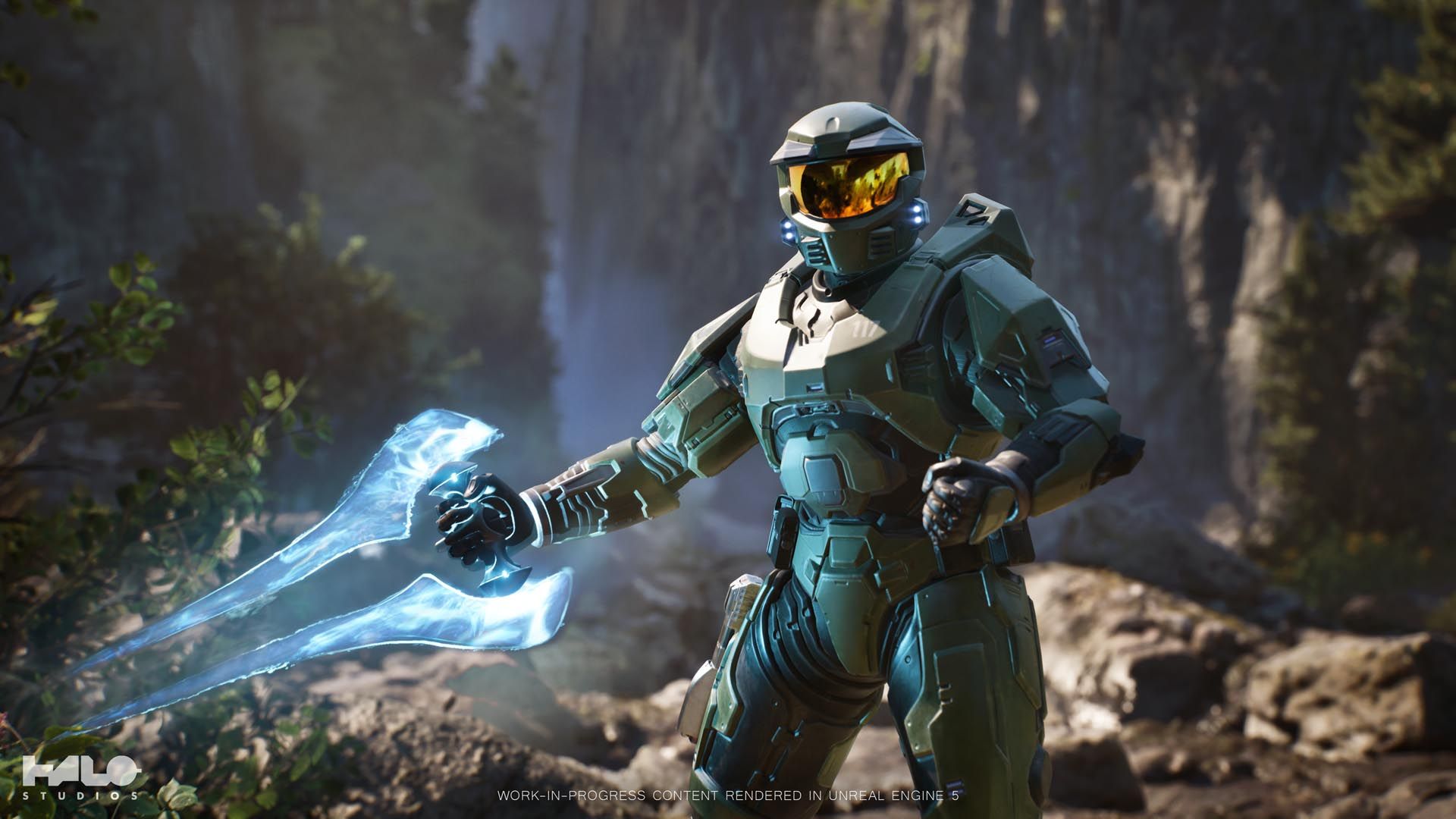 Master Chief rendered in Unreal Engine 5