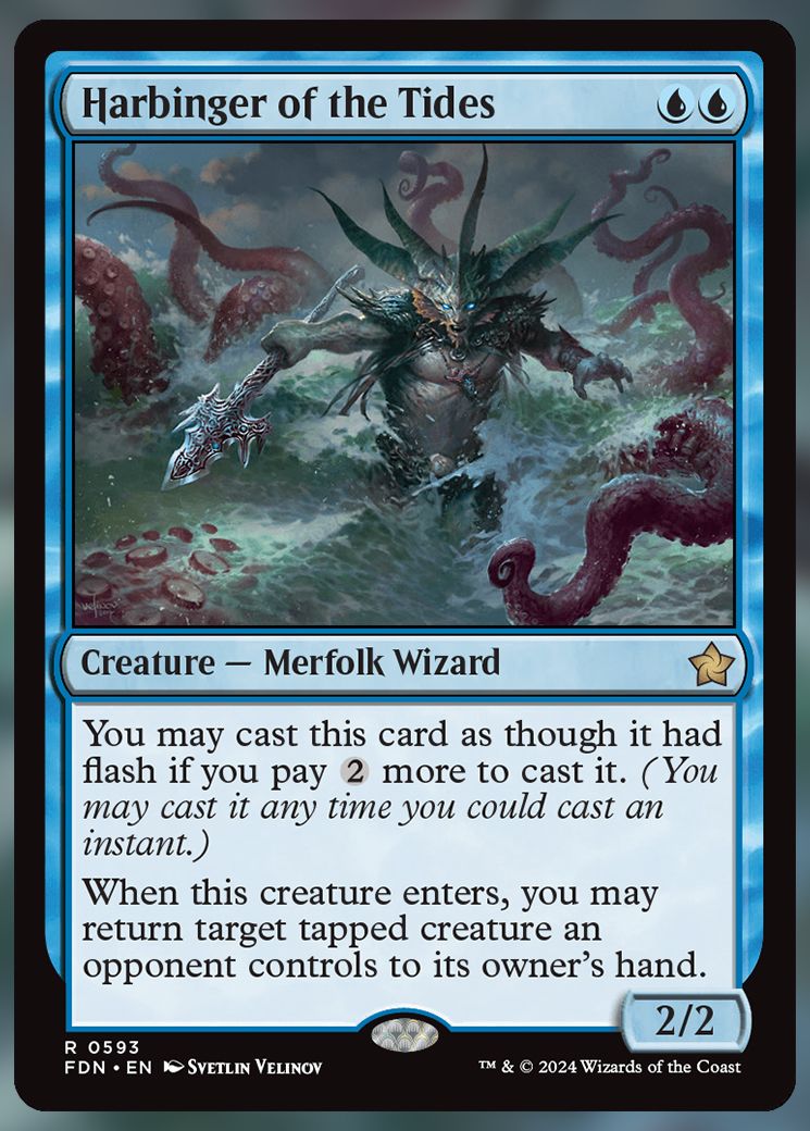 Harbinger of the Tides MTG Card.