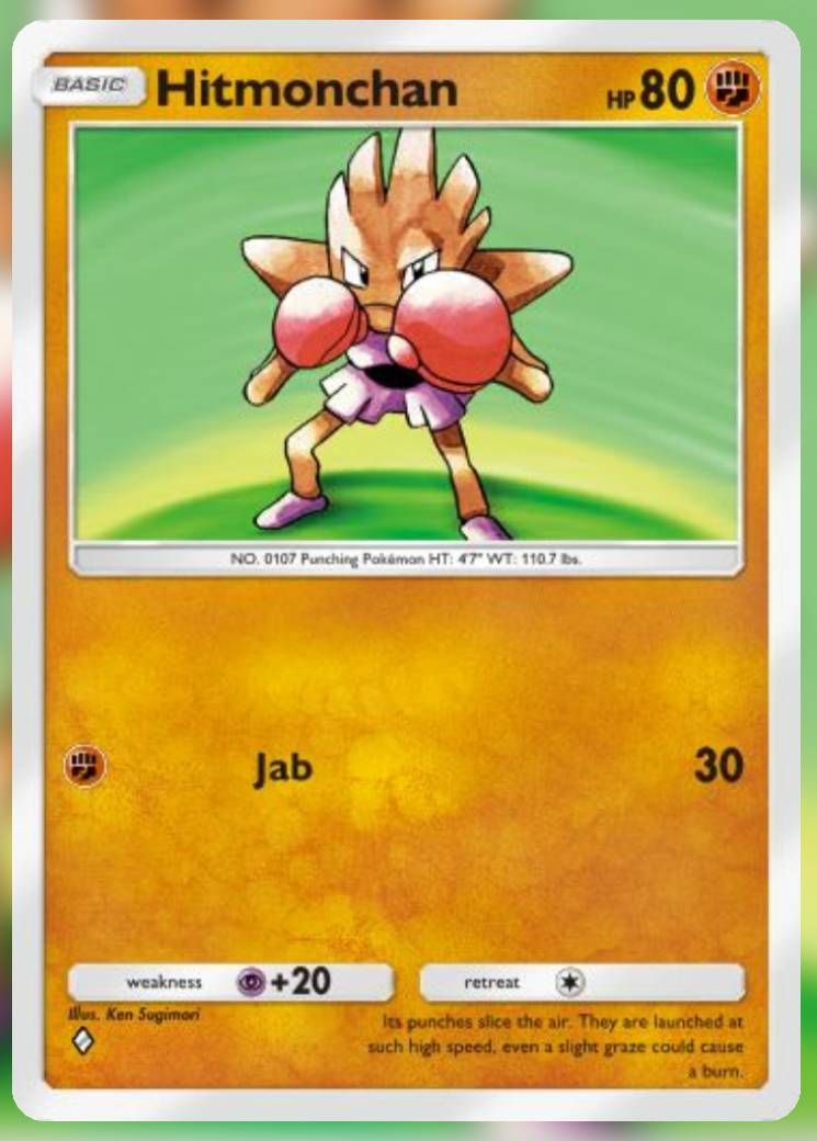 Ny karatra Hitmonchan avy amin'ny Genetic Apex