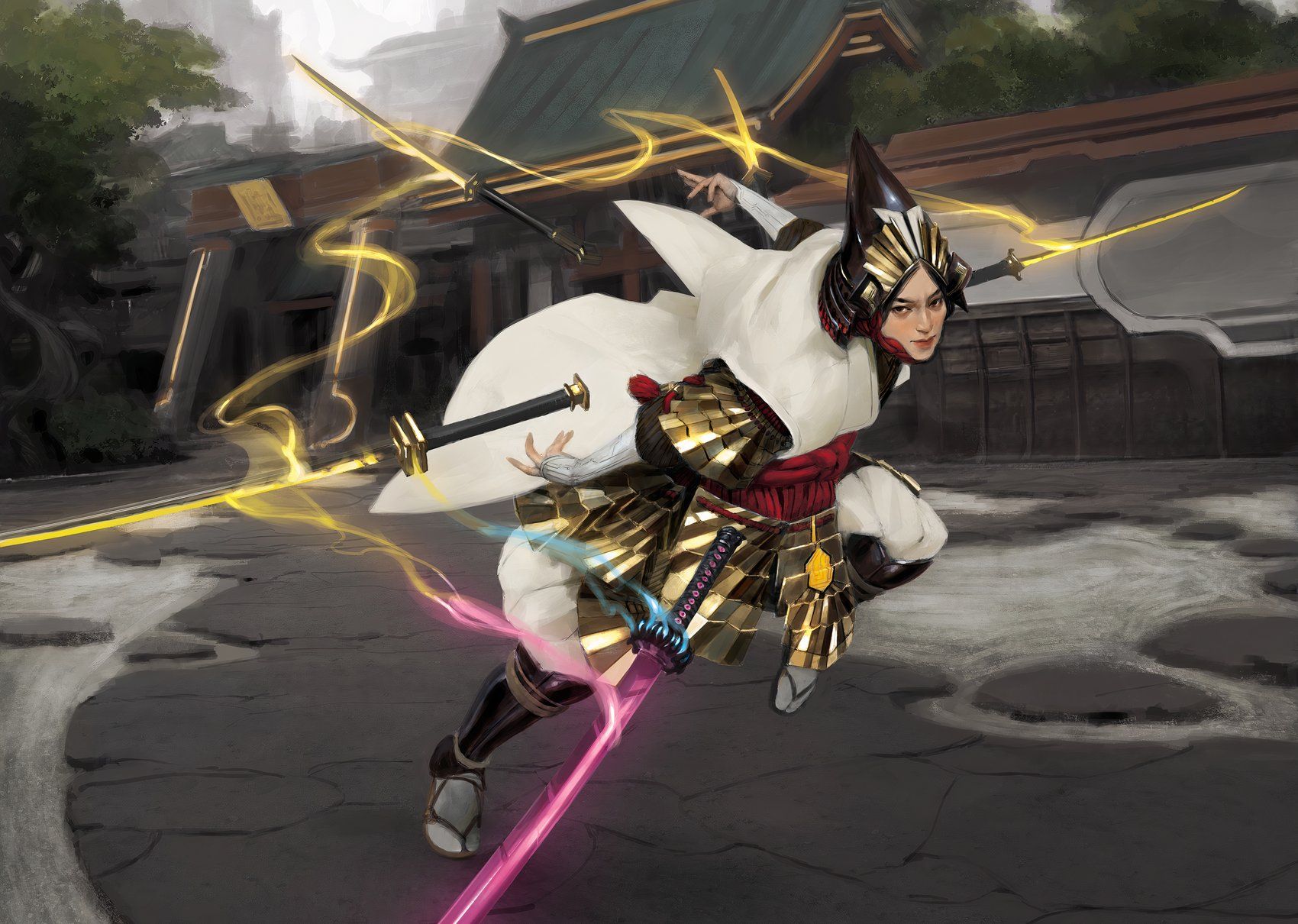 Image of Imperial Blademaster (Alchemy Exclusive Cards) art by Miguel Mercado.