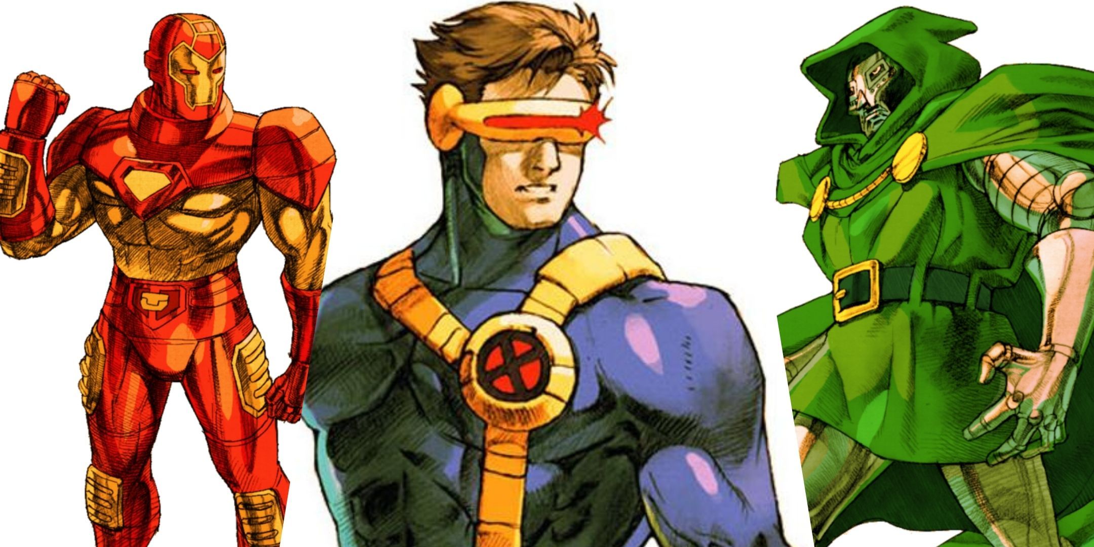 Iron Man, Cyclops, and Dr.Doom from Marvel vs. Capcom 2.