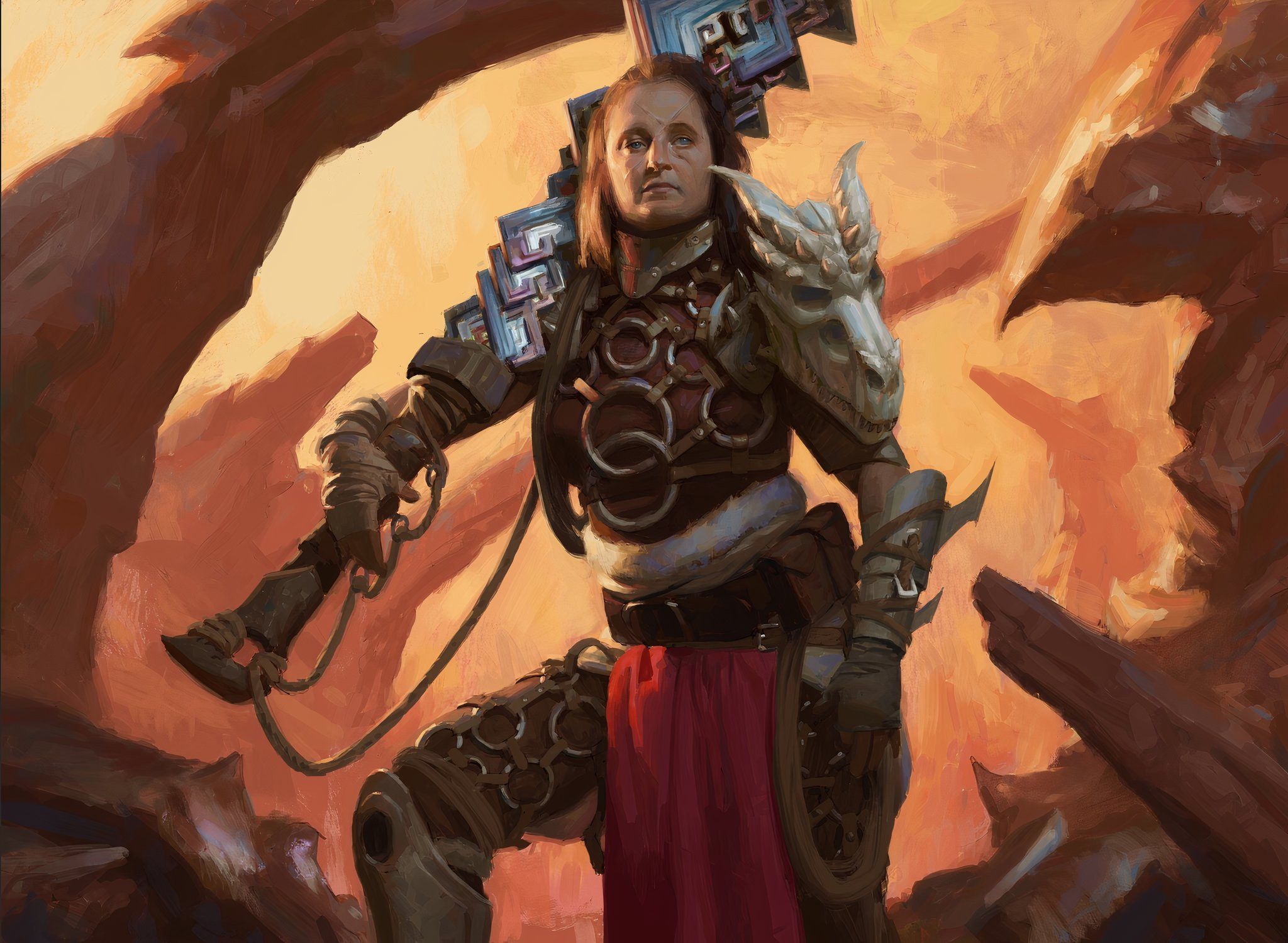 Image of Kargan Warleader (Zendikar Rising) art by Colin Boyer