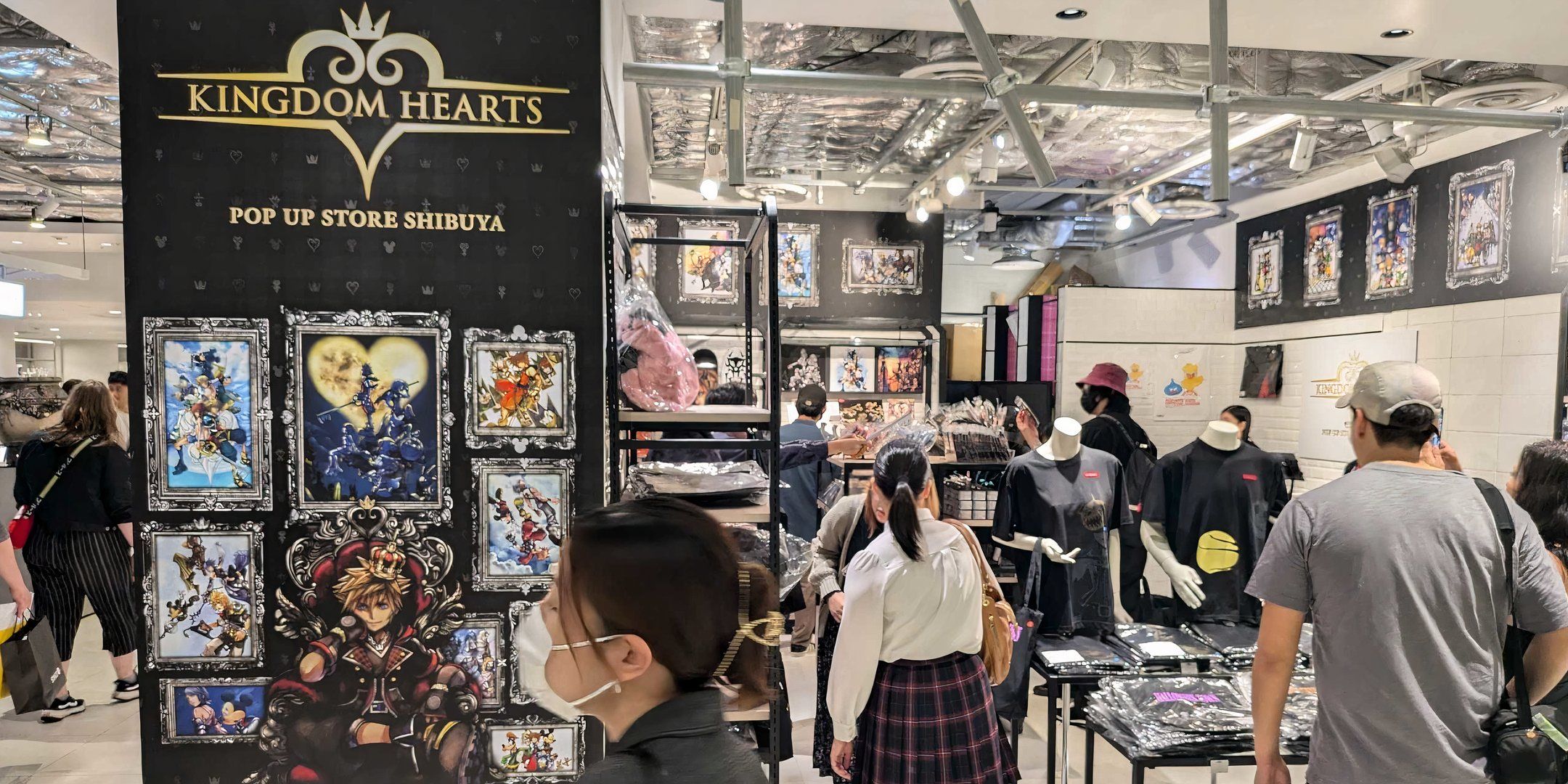 Kingdom Hearts Pop Up Store in Shibuya.