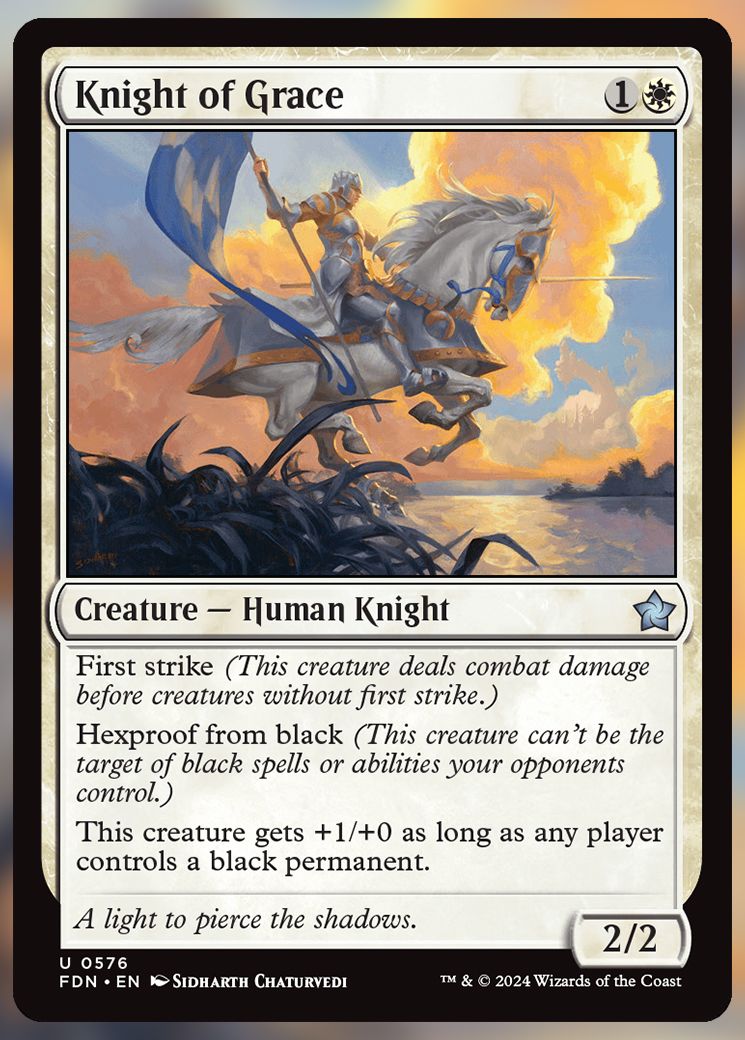 Knight of Grace MTG Card.