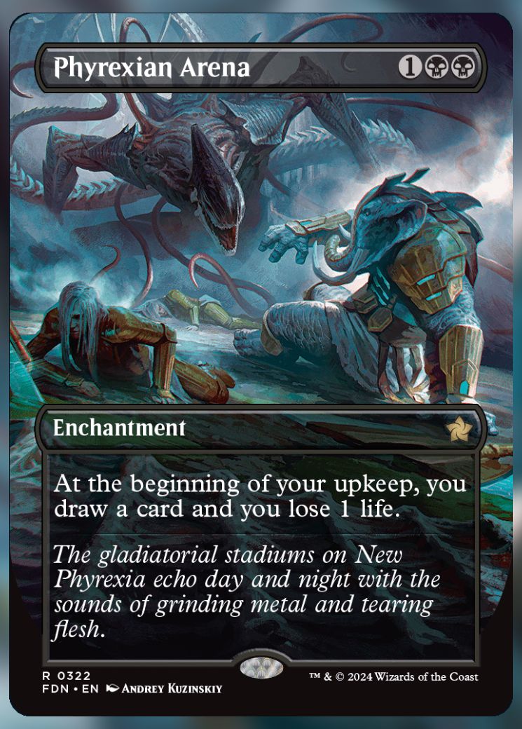 Magic The Gathering Phyrexian Arena alt card.