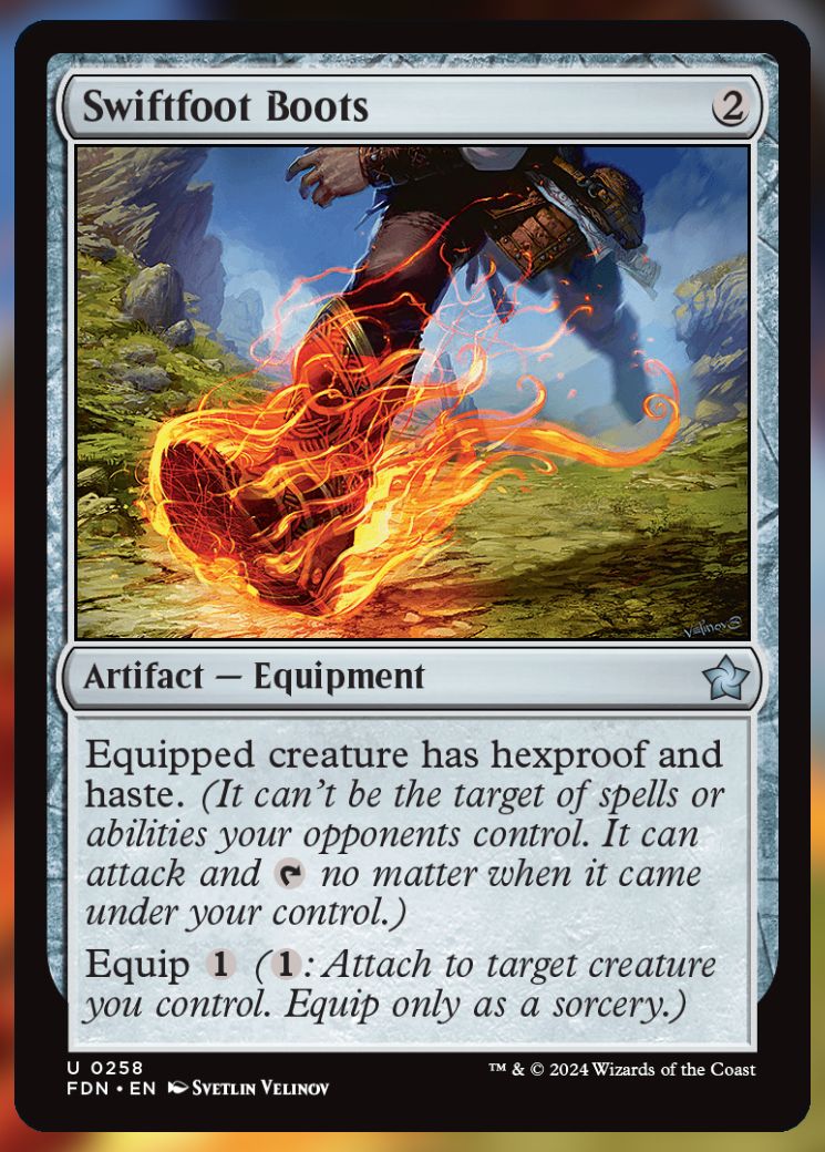 Magic The Gathering Swiftfoot Boots.