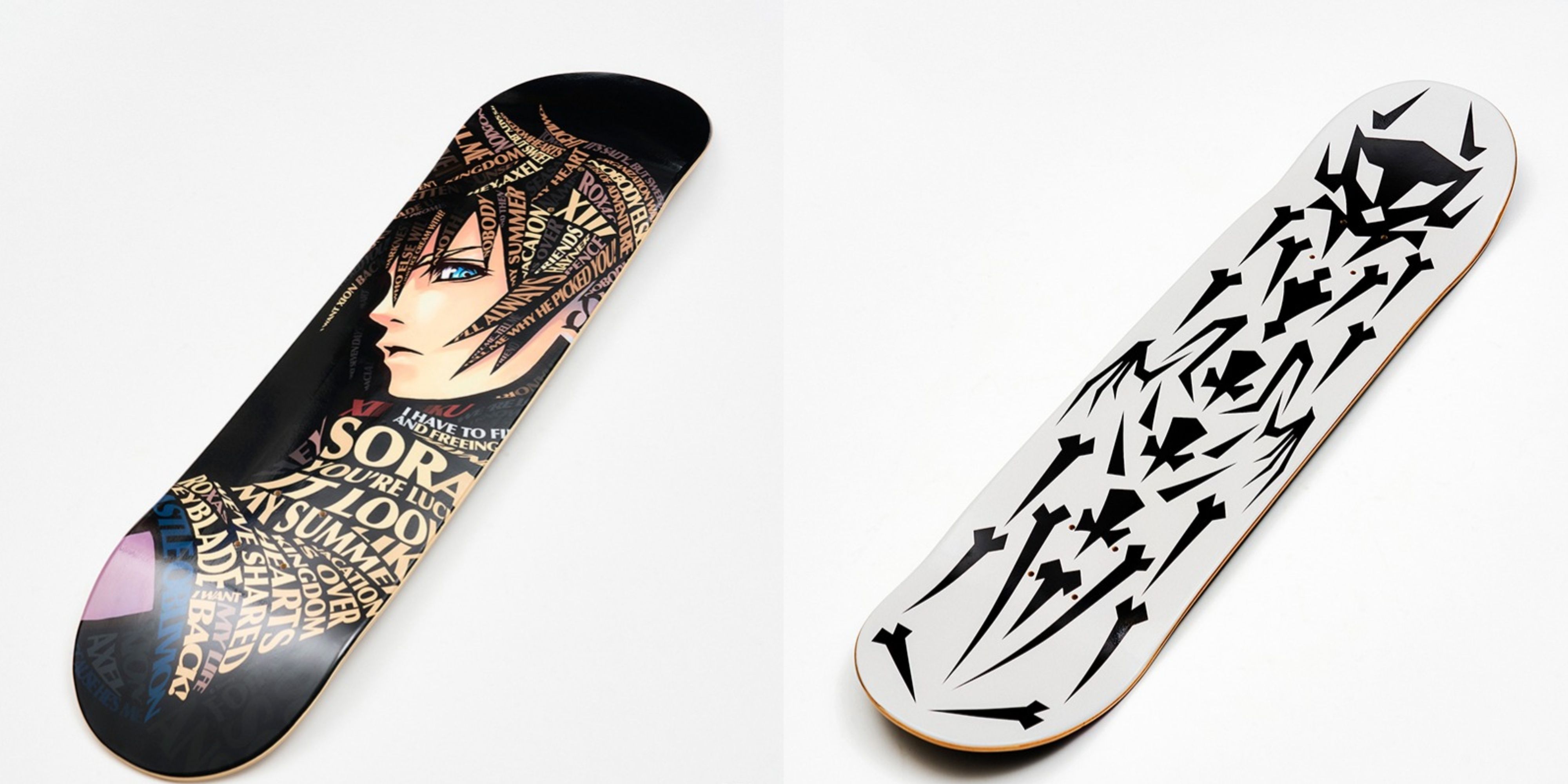 Kingdom Hearts Sora And Roxas Skateboard Decks Are Now On