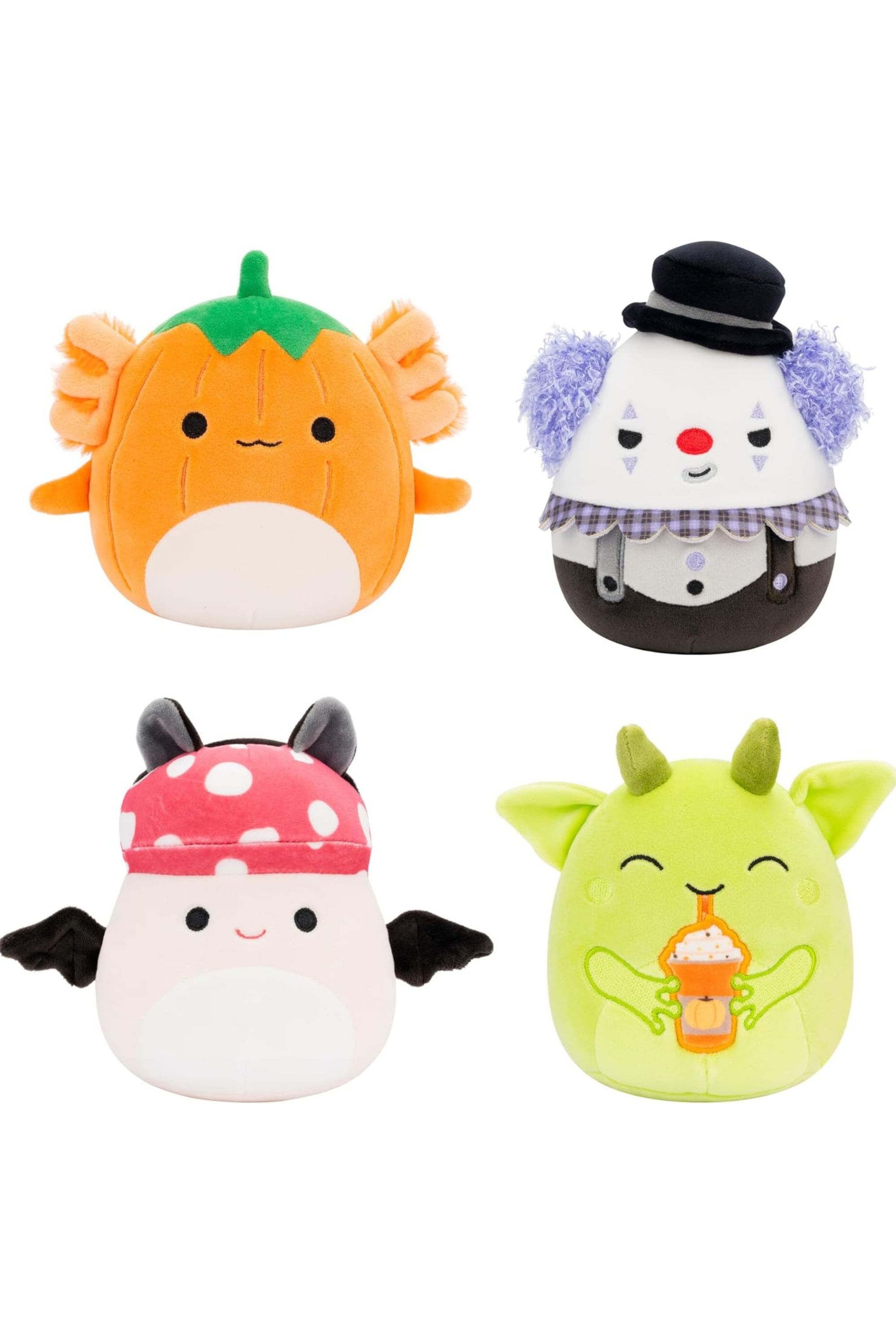 بسته های چهارتایی اسکوئیشمالو هالووین فقط 16 دلار در آمازون قیمت دارند 2 Squishmallows Halloween Four-pack
