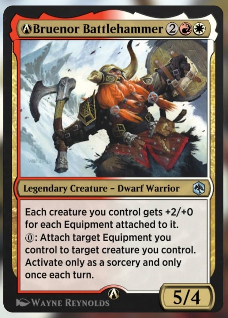 Image of A-Bruenor Battlehammer card.