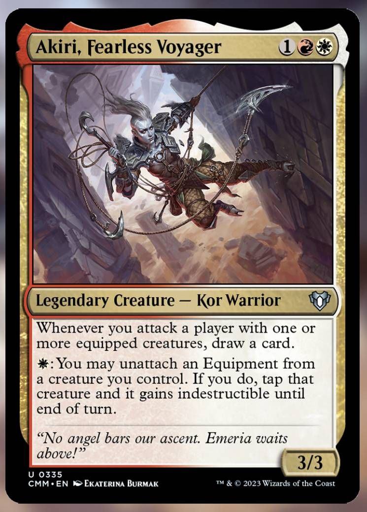 Image of Akiri, Fearless Voyager card.