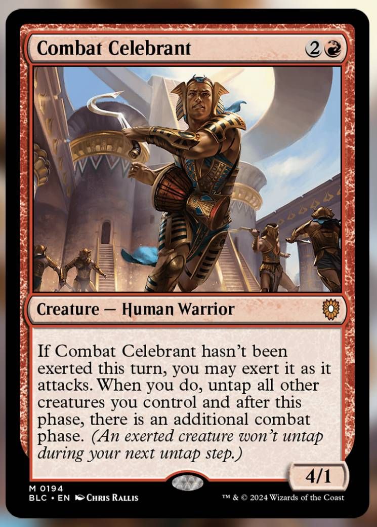 Image of Combat Celebrant card.