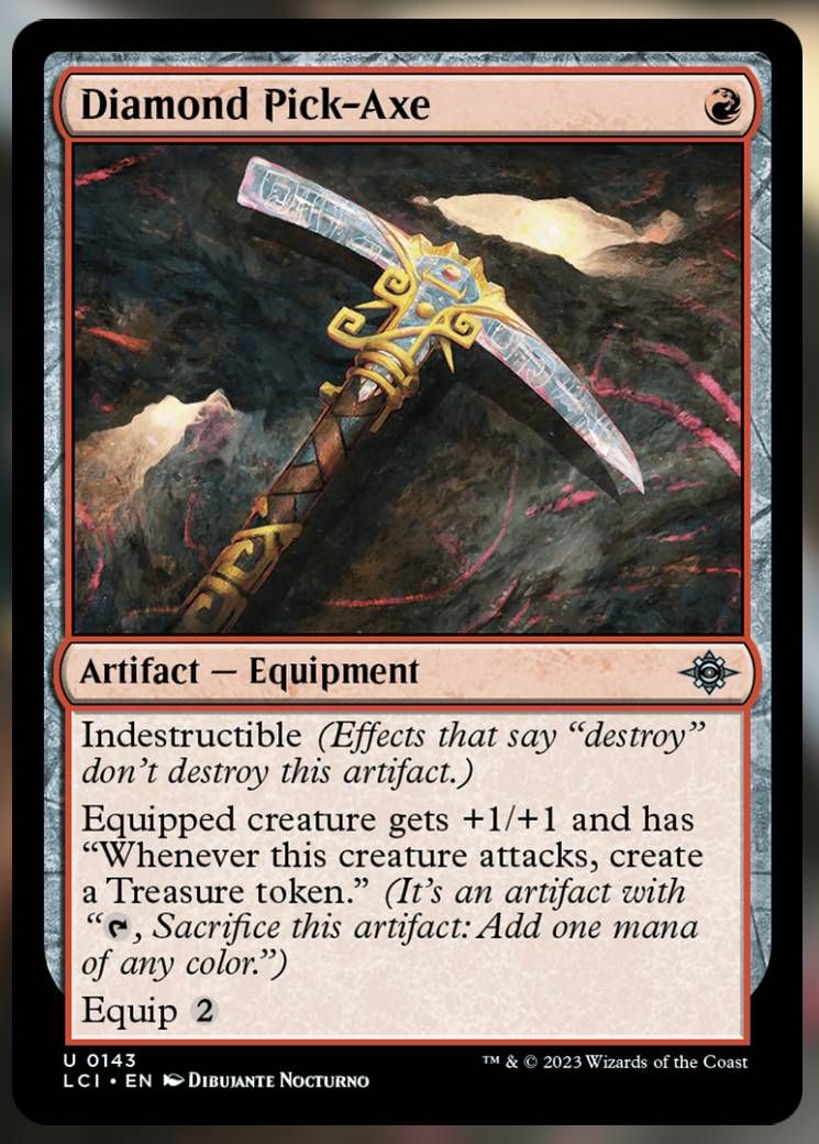 Image of Diamond Pick-Axe card.