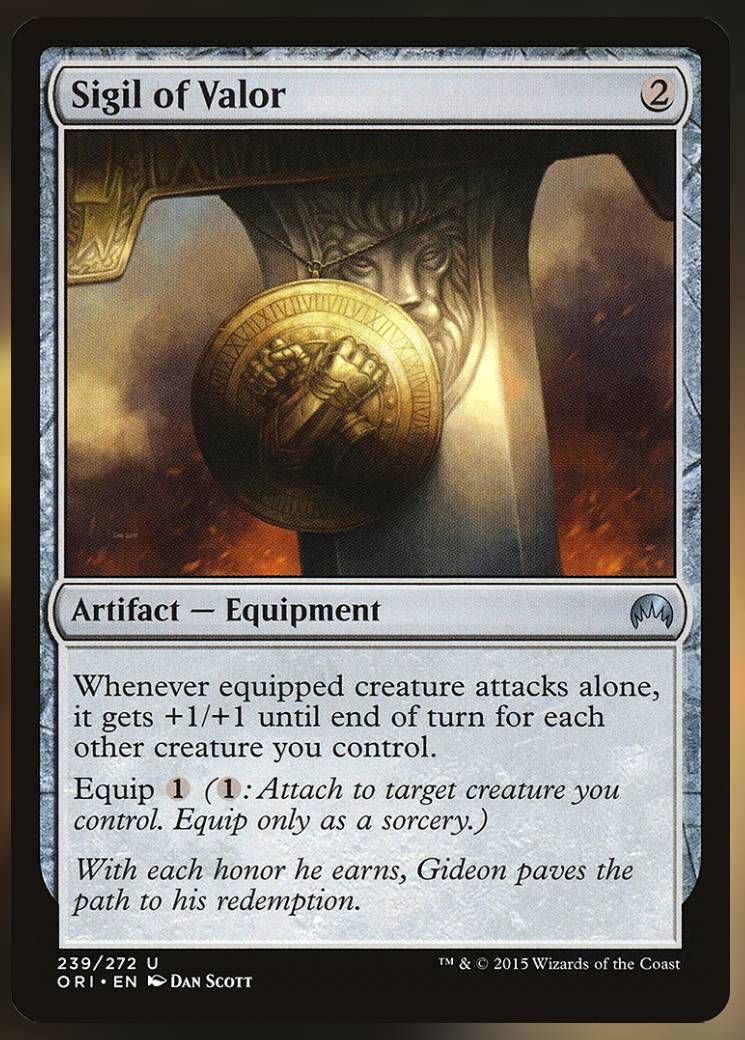 Image of Sigil of Valor card.