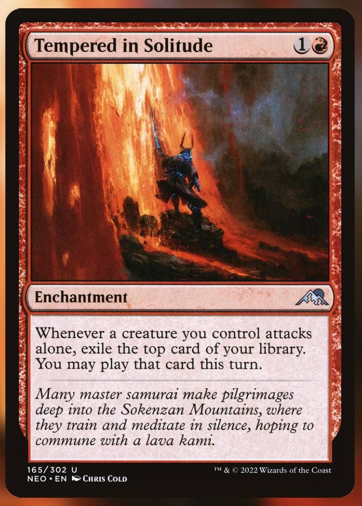 Image of Tempered in Solitude card.