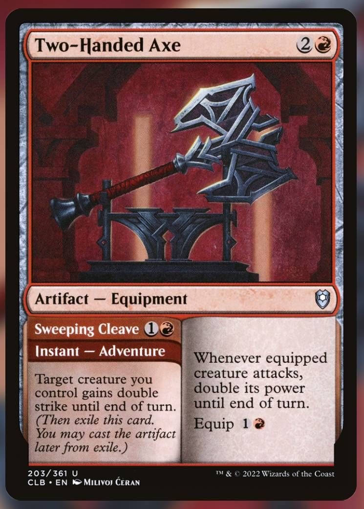 Image of Two-Handed Axe card.