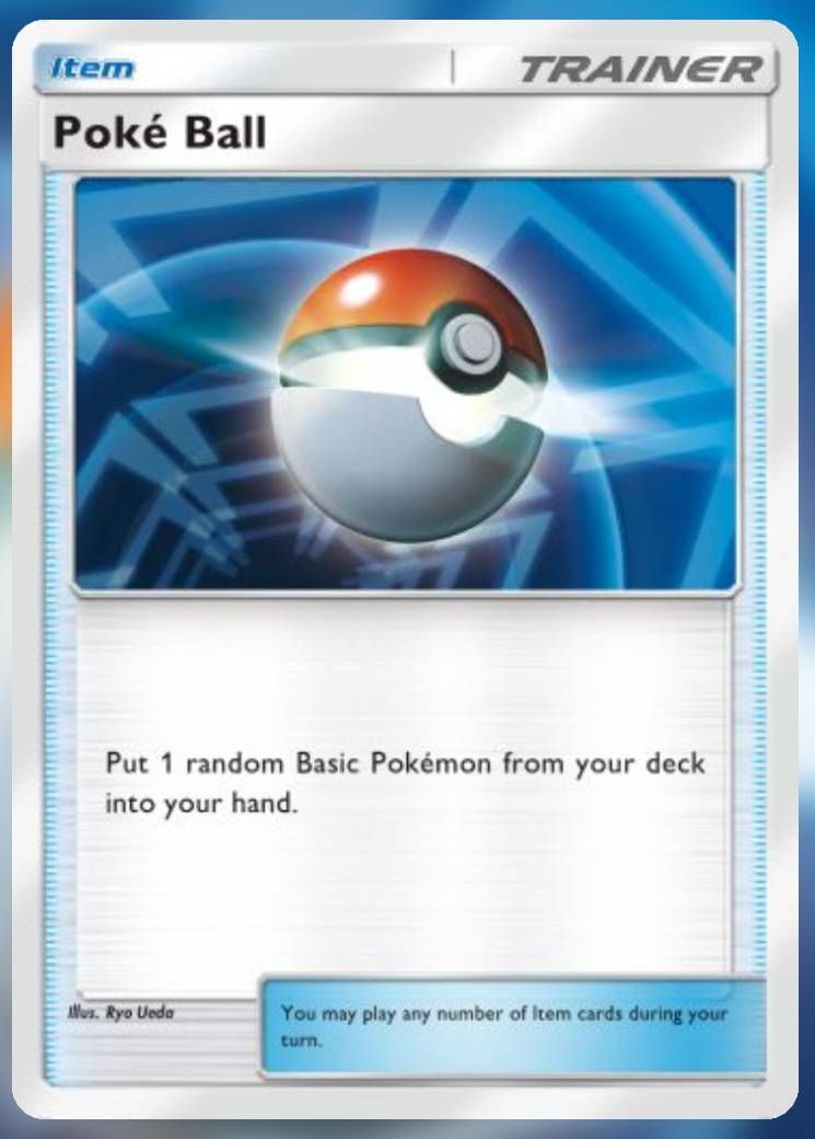 The Poke Ball card, from Genetic Apex.