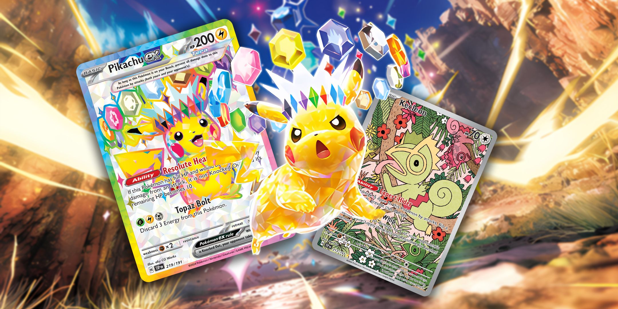 Pokemon TCG Pikachu ex Kecleon Reveal