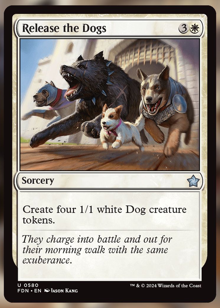 Release the Dogs MTG Card.