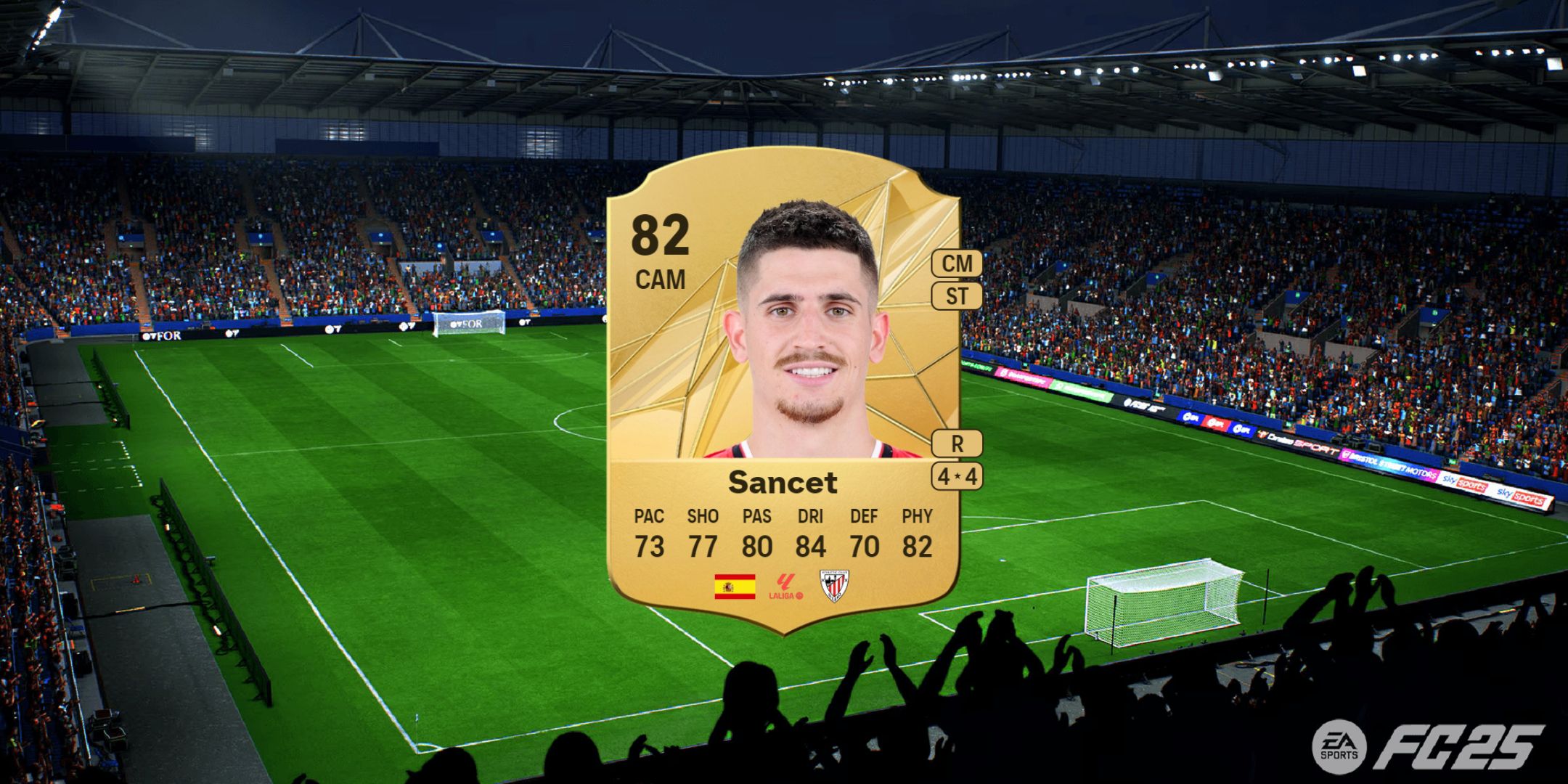 کارت Sancet در EA Sports FC 25.