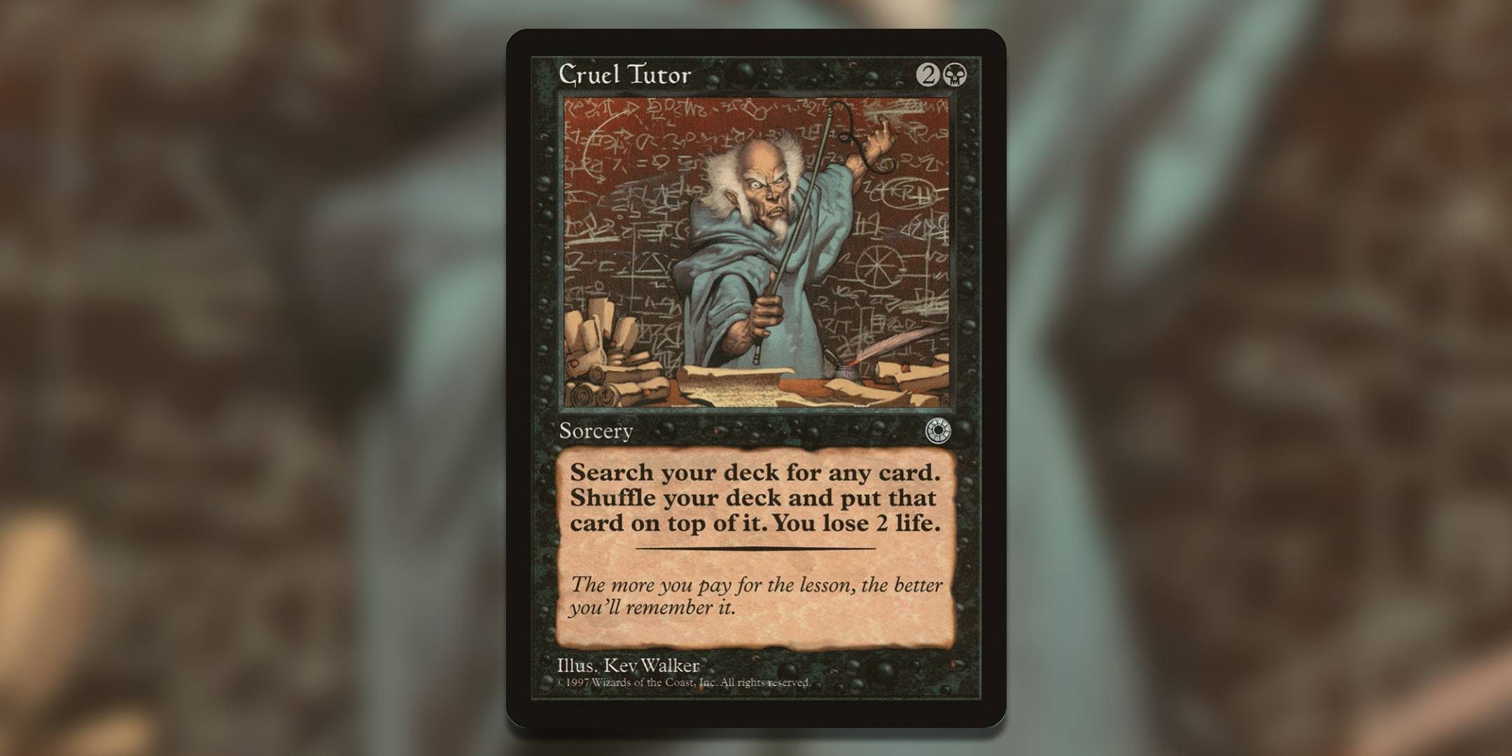 Screenshot of Cruel Tutor Portal MTG.