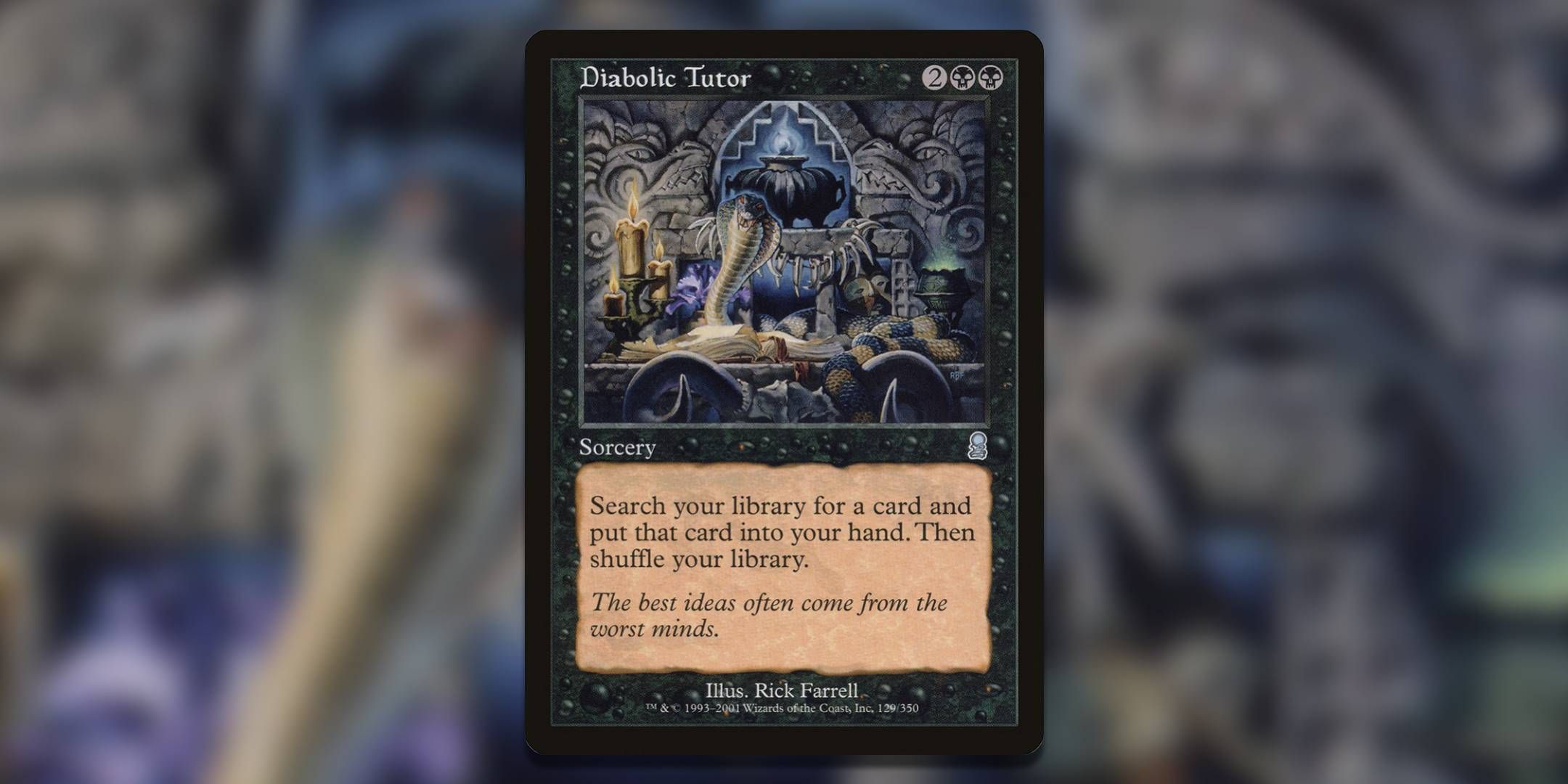 Screenshot of Diabolic Tutor Odyssey MTG.