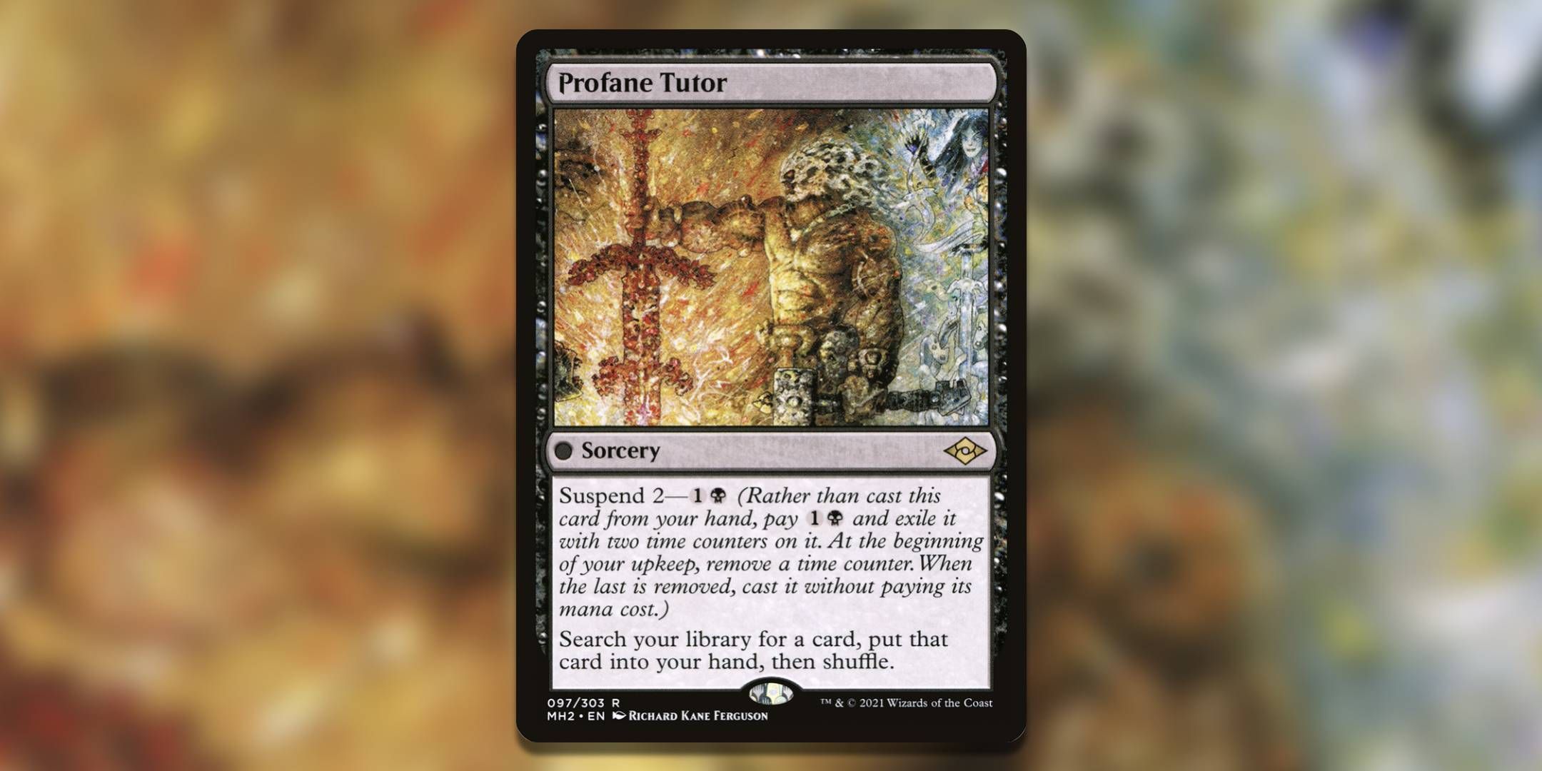 Screenshot of Profane Tutor Modern Horizons 2 MTG.