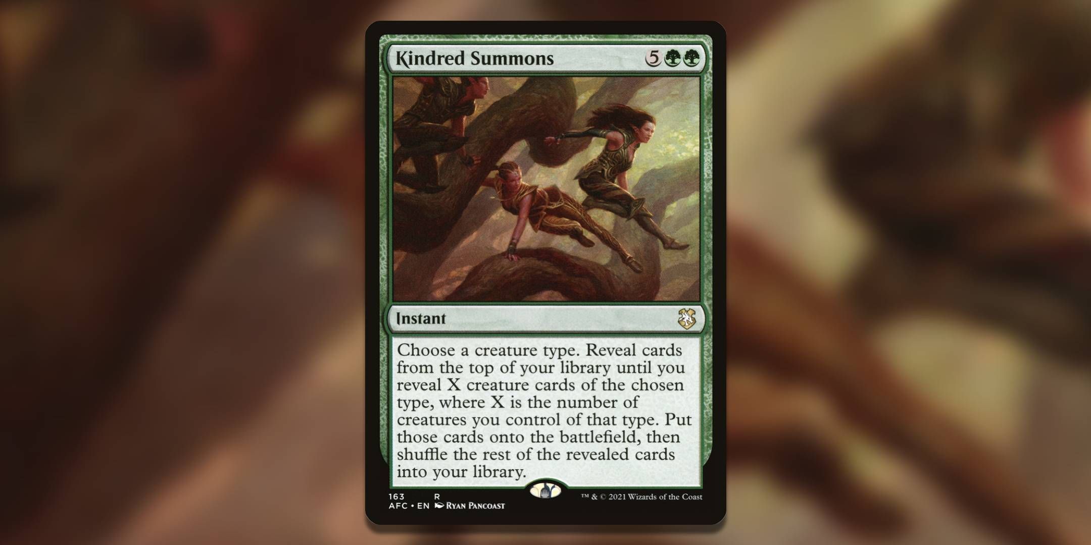 Magic The Gathering Card summoned Ryan Pancoast.