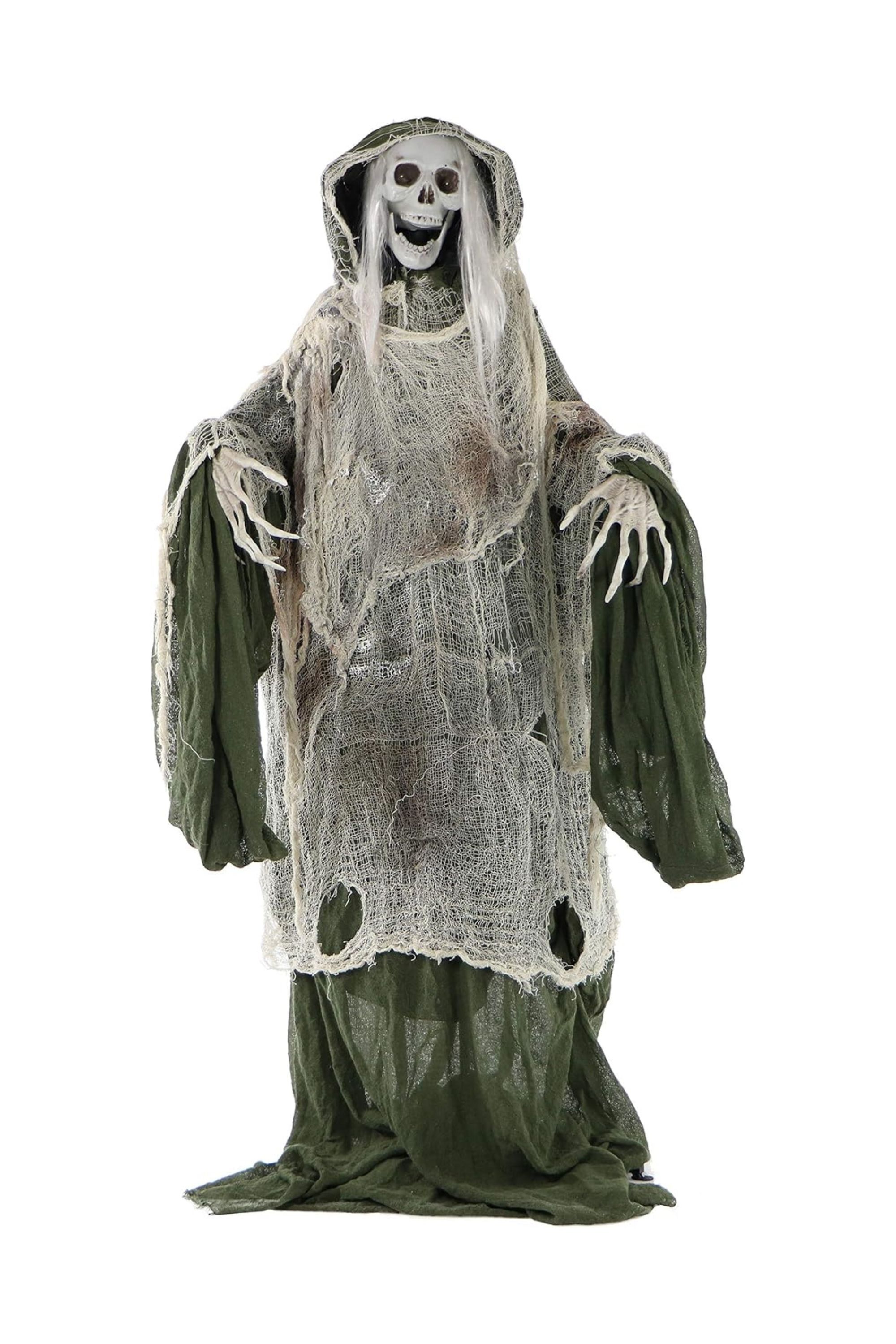Haunted Hill Farm Standing Skeleton Animatronic