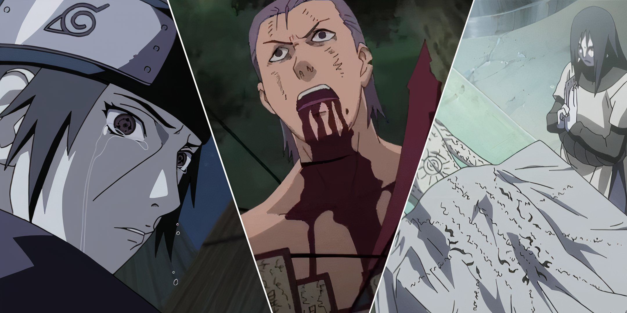 Itachi, Hidan and Orochimaru's experiment.