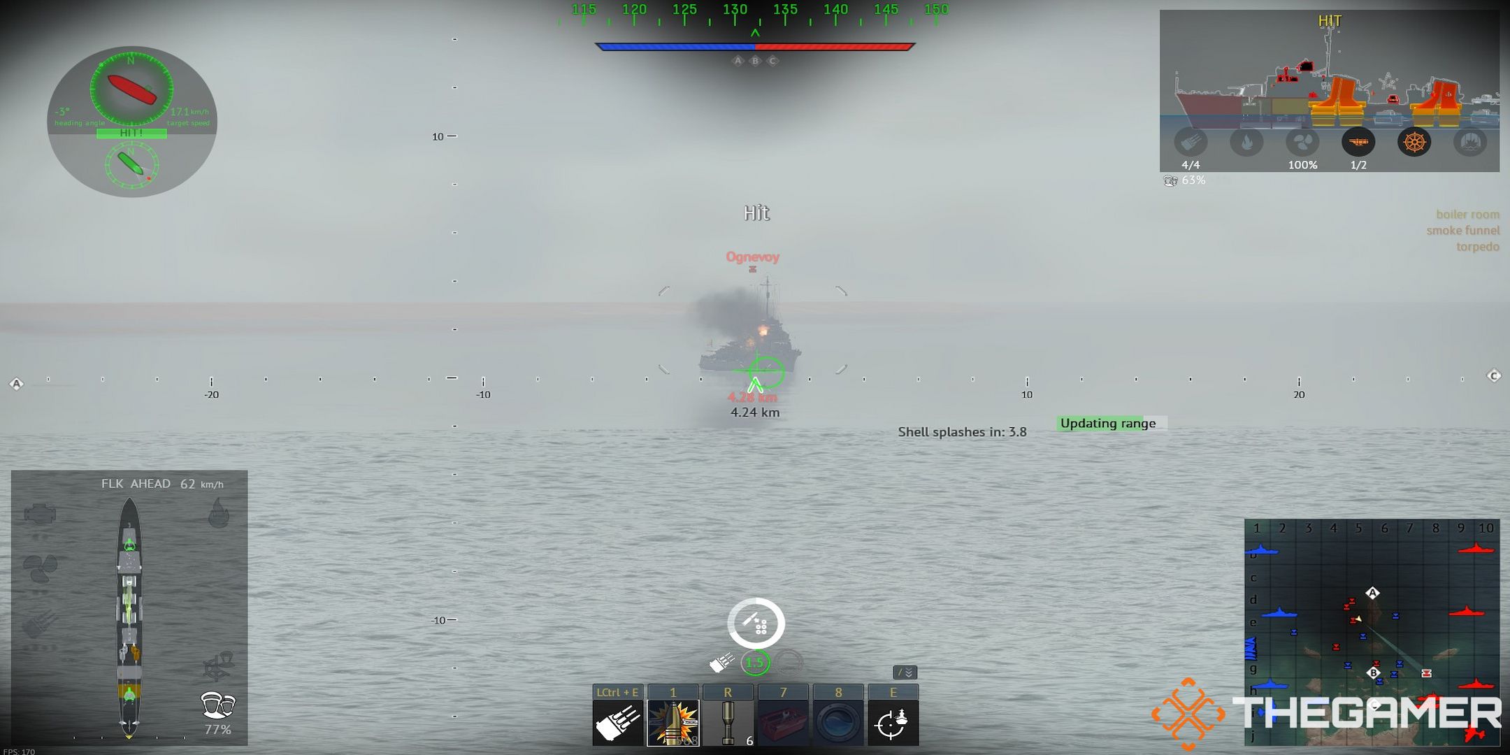 War Thunder Naval Battle Hit