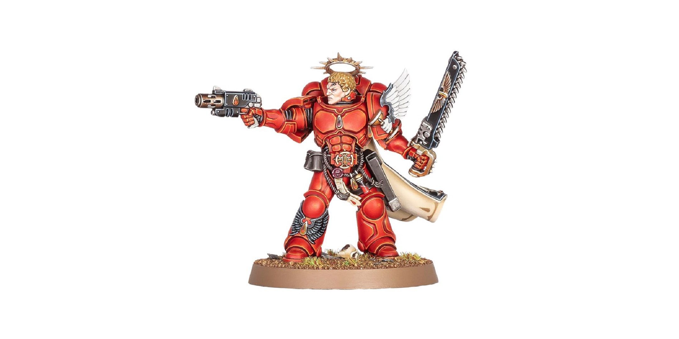 Warhammer 40K's Blood Angels Captain Can Be Converted To Any Chapter You Want