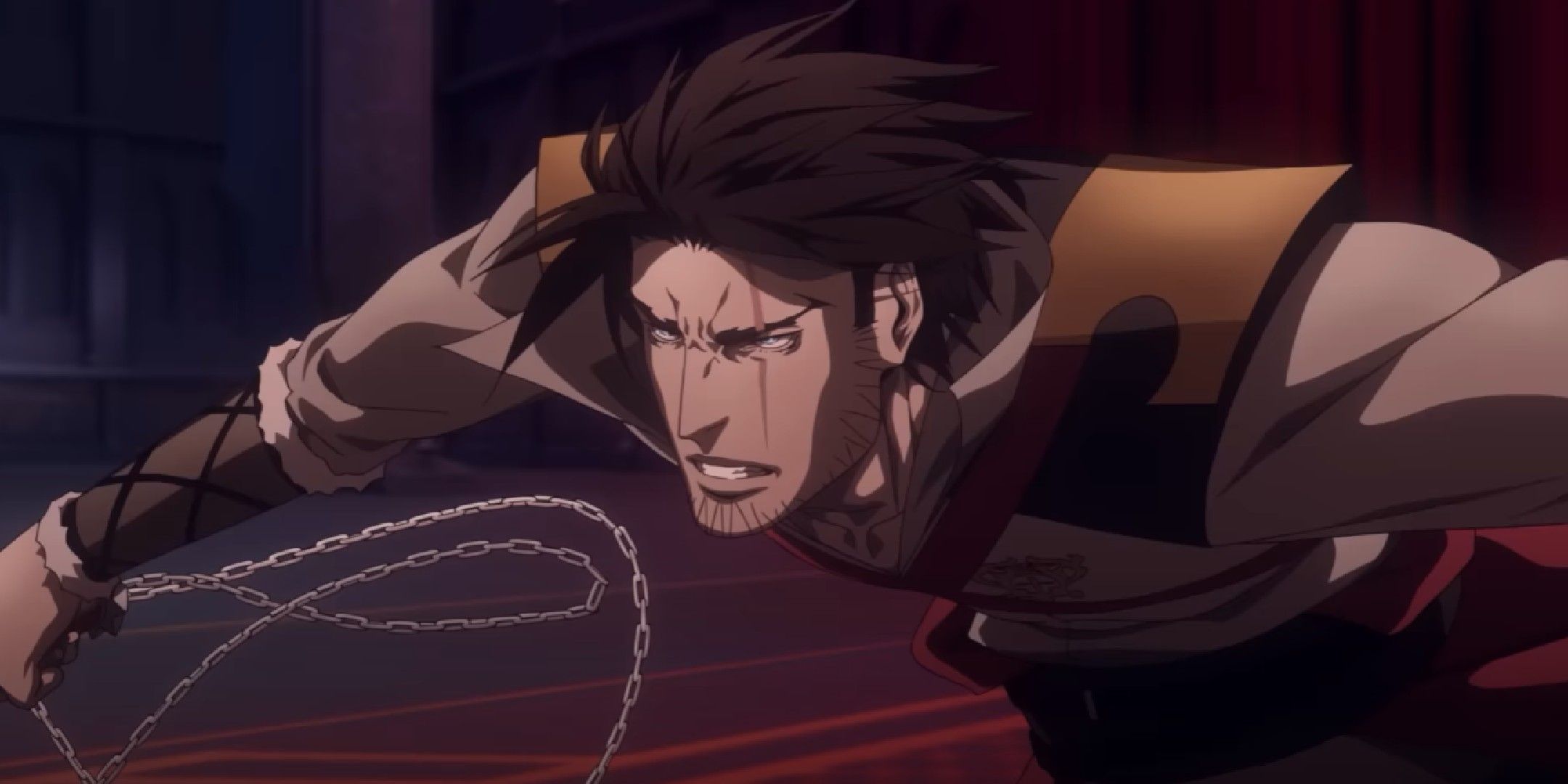 Castlevania image showing Trevor Belmont.