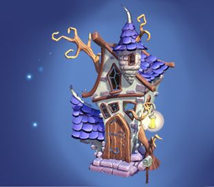 Disney Dreamlight Valley Halloween Town House