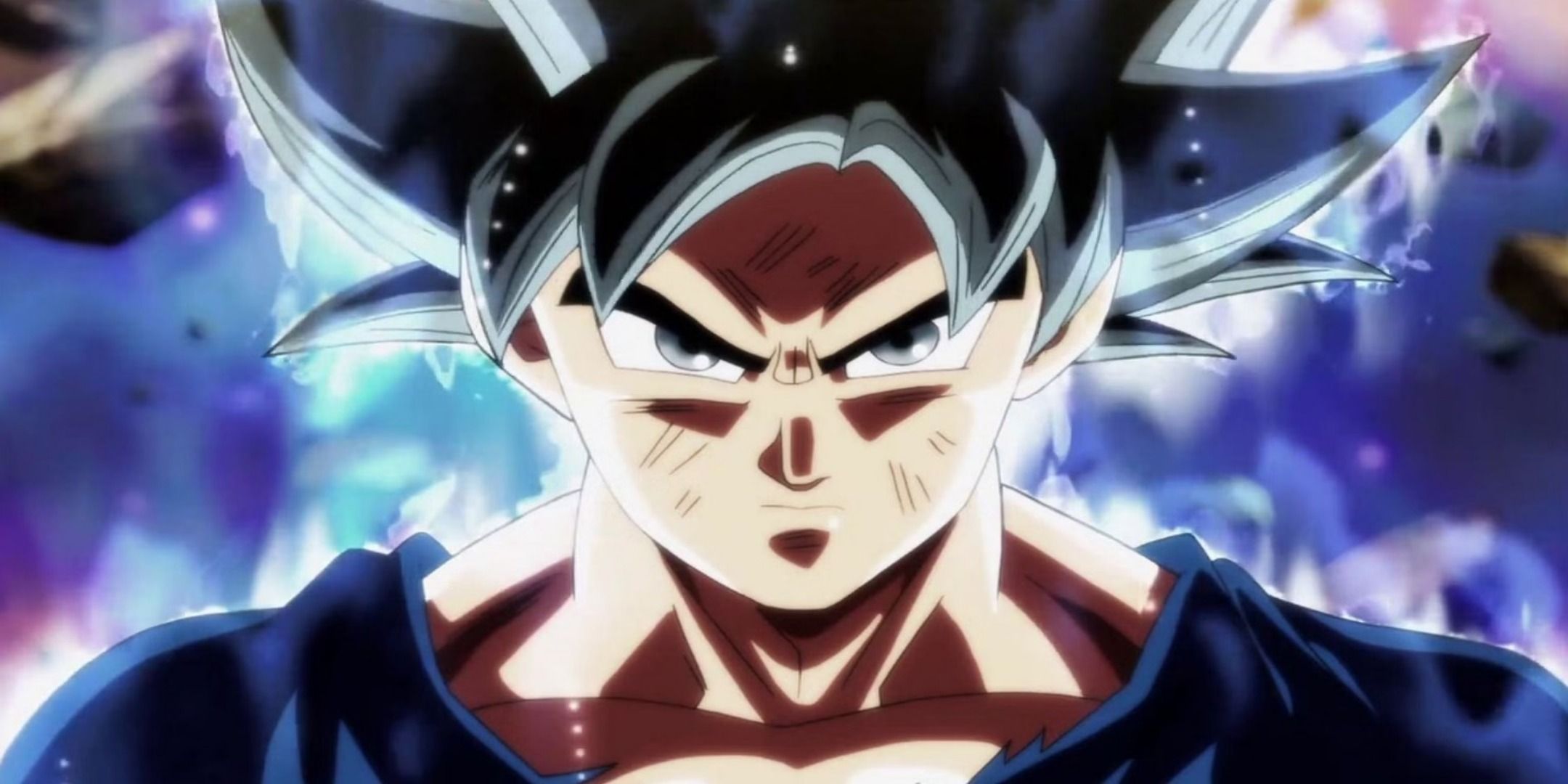 Ultra Instinct Goku in Dragon Ball Z.