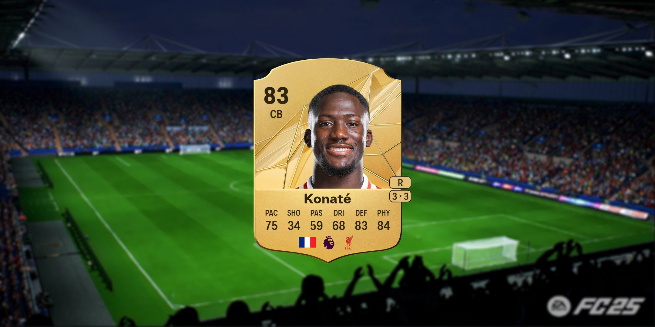 کارت ابراهیما کوناته در EA Sports FC 25.